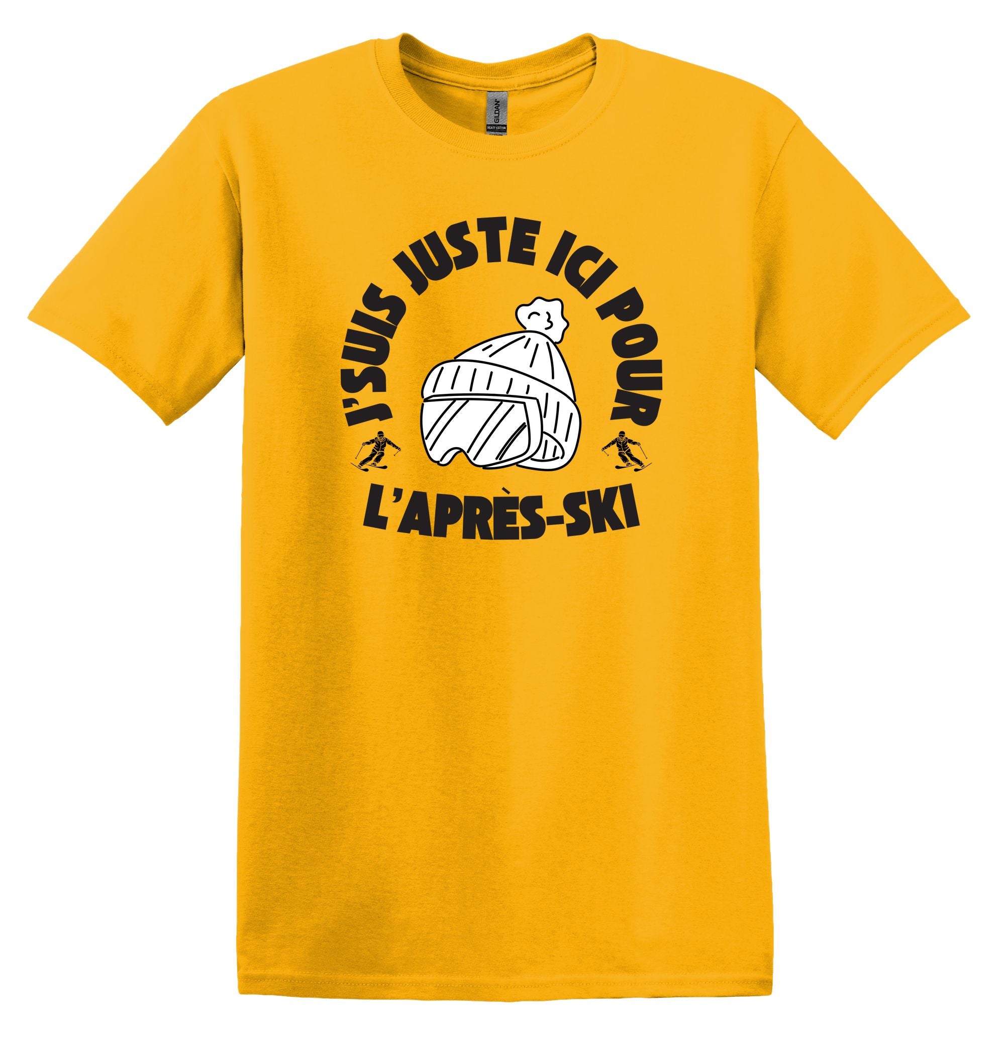 T-Shirt J'suis juste ici pour l'Après-Ski