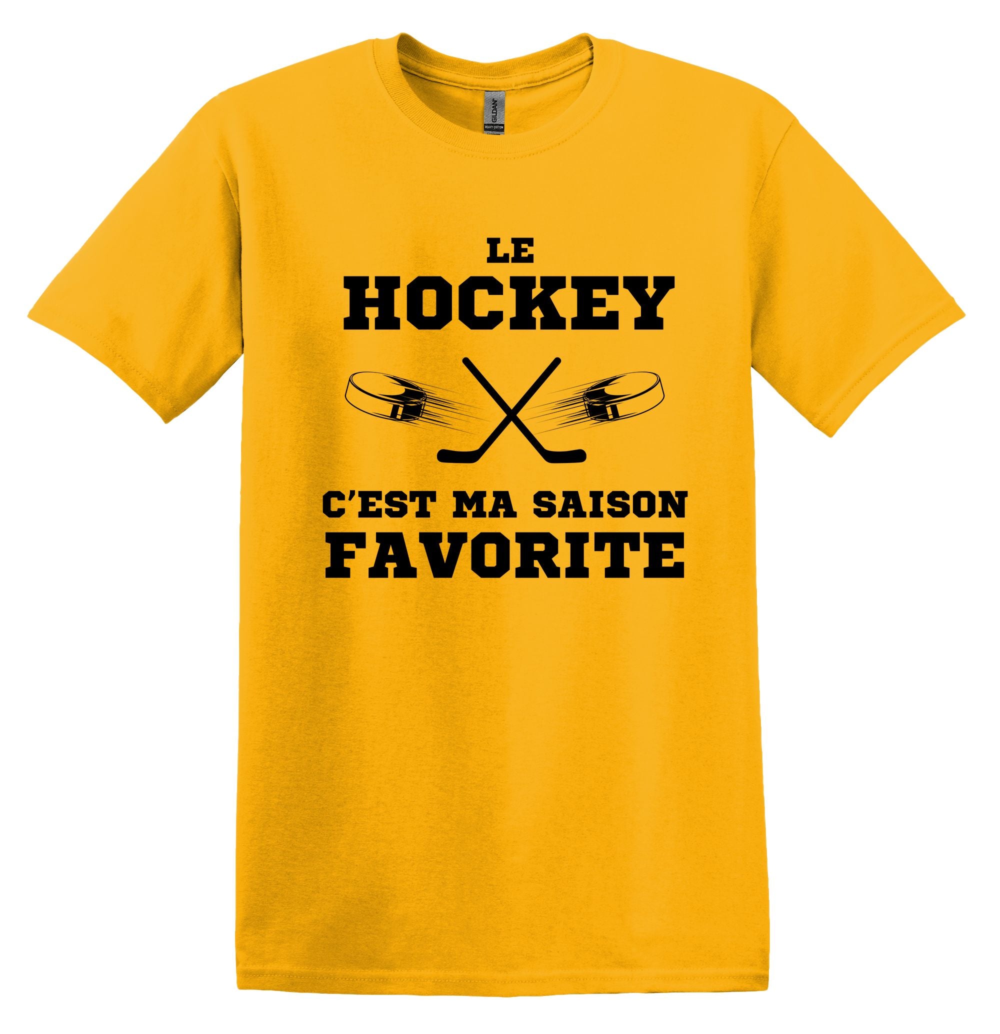 T-Shirt Le Hockey c'est ma saison favorite