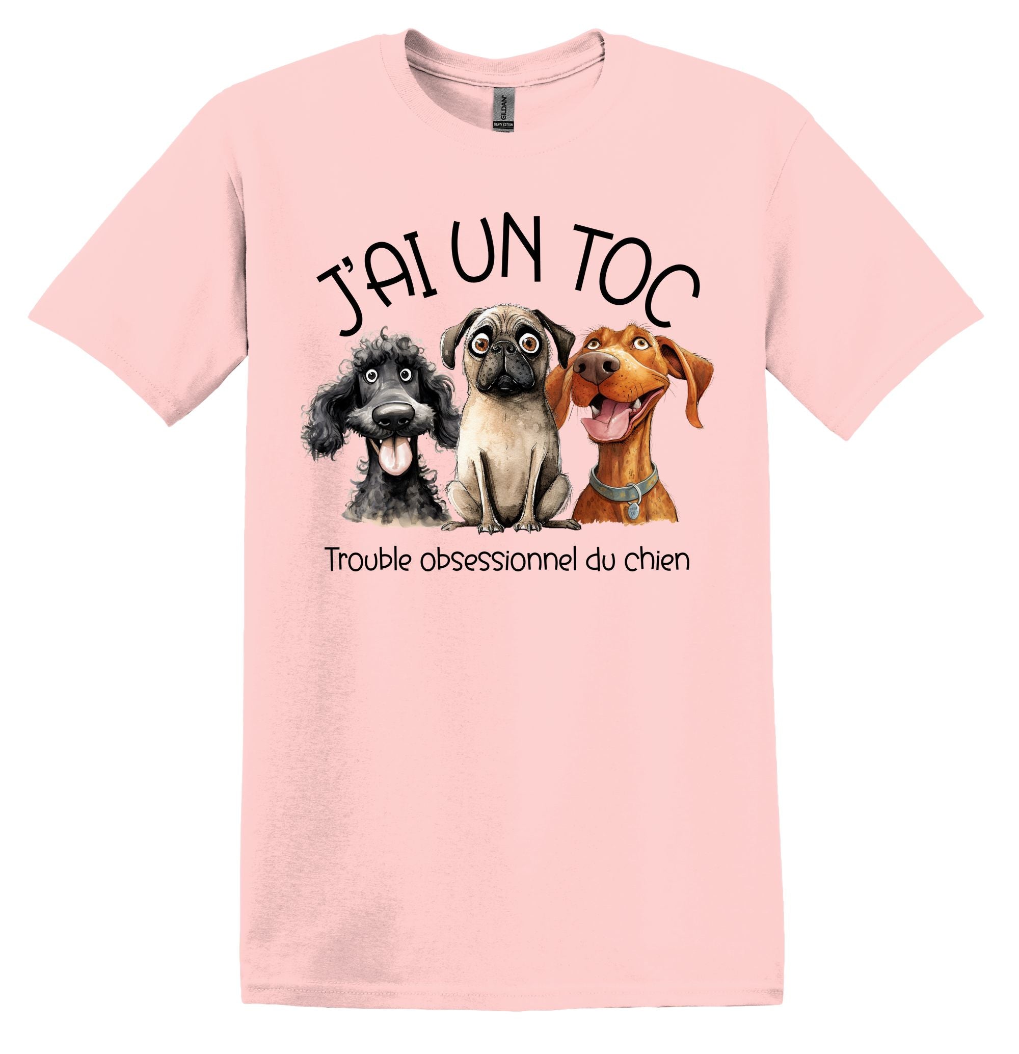T-Shirt J'ai un TOC ( Édition Chien )