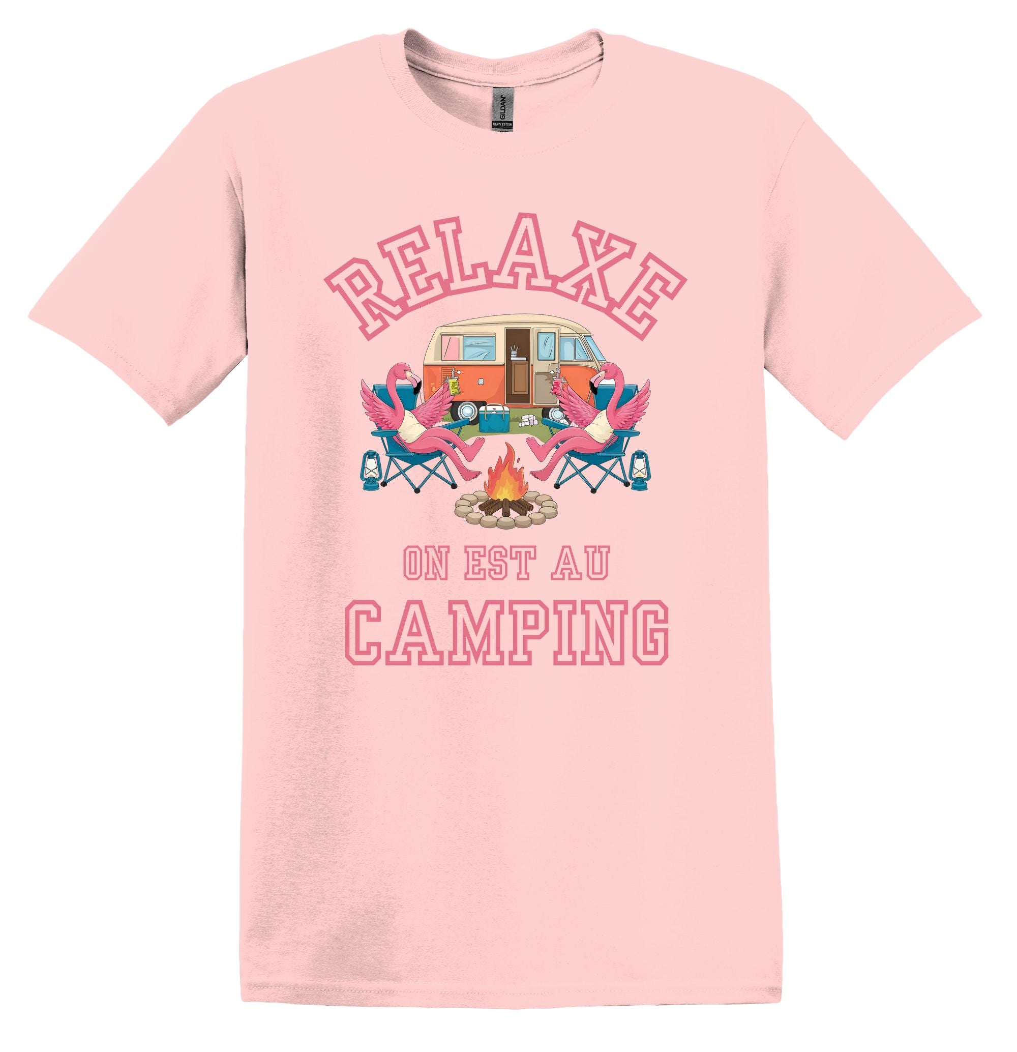T-Shirt Relaxe on est au camping
