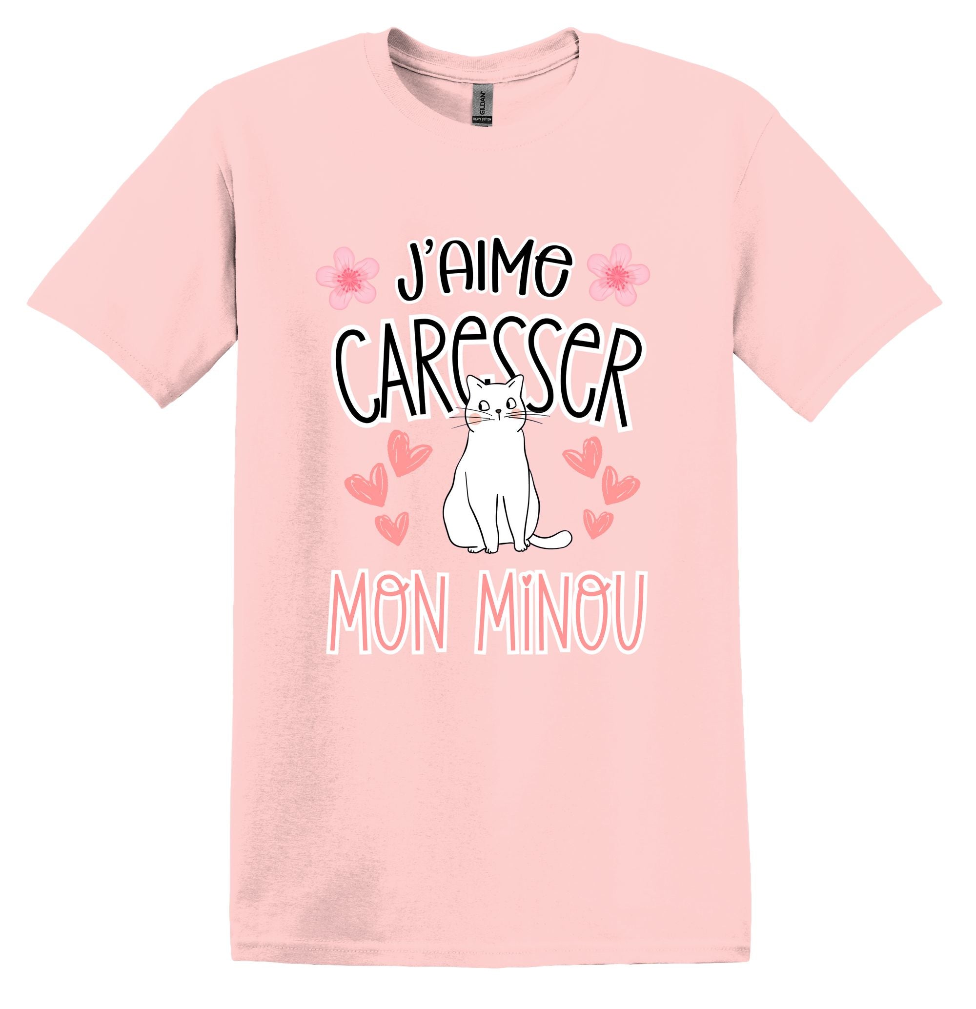 T-Shirt J'aime caresser mon minou