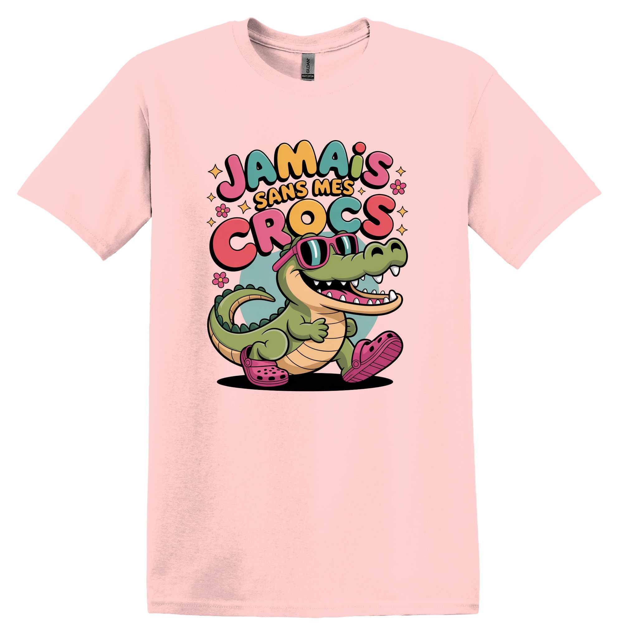 T-Shirt Jamais sans mes crocs