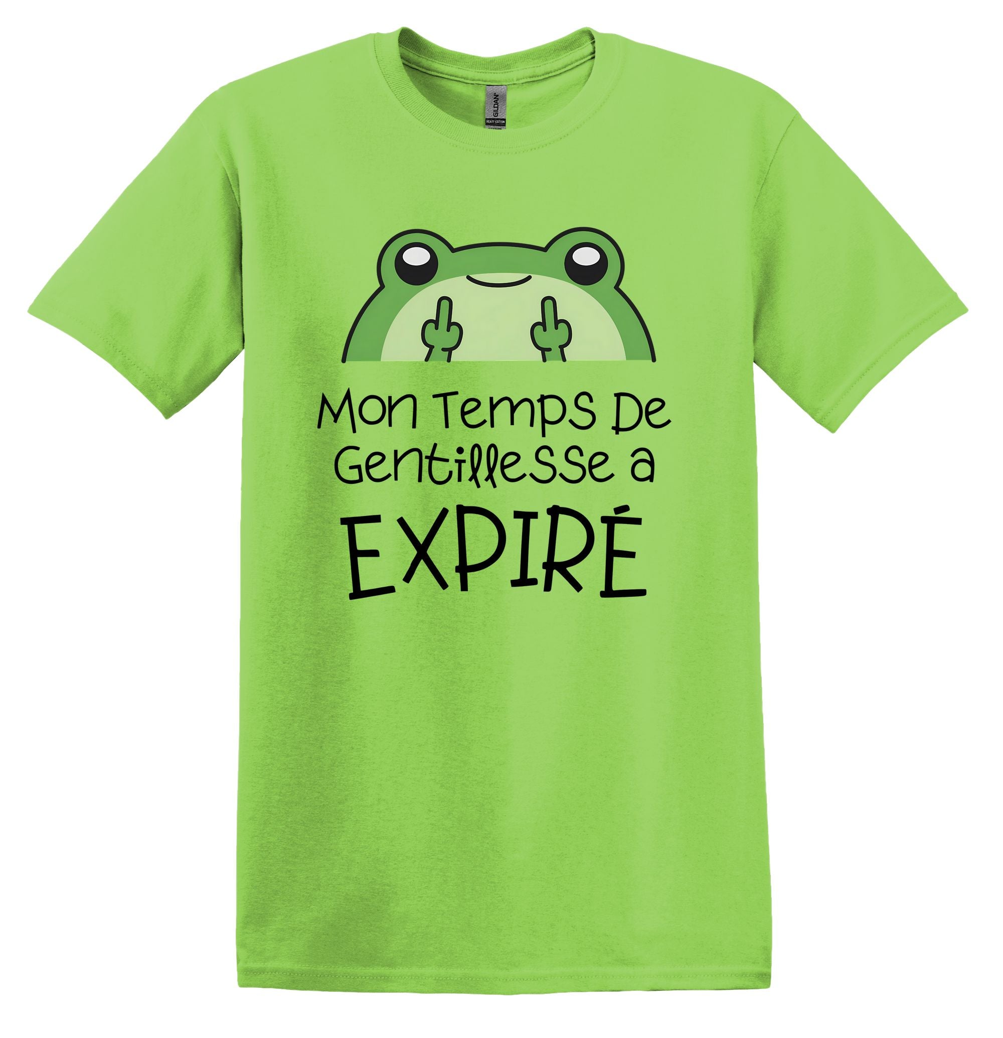 T-Shirt Mon temps de gentillesse a expiré