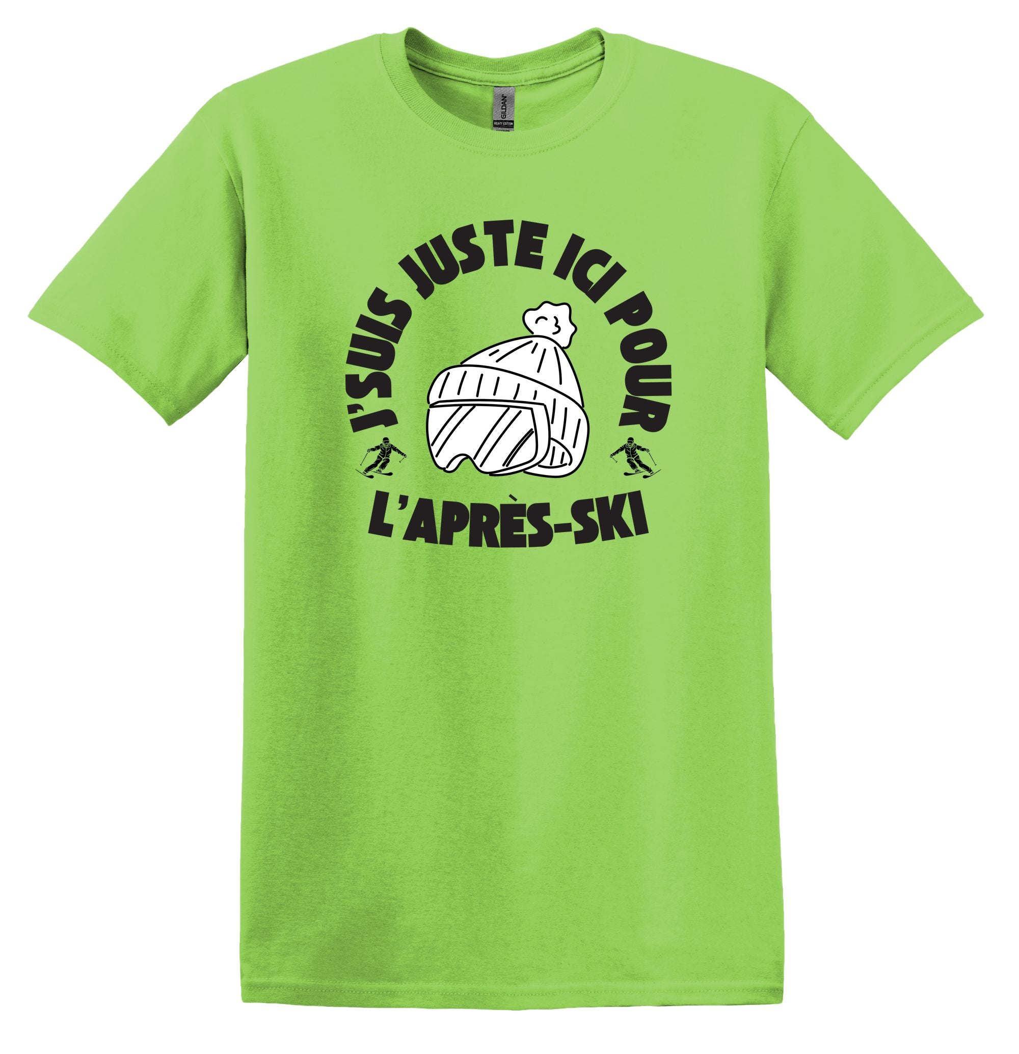 T-Shirt J'suis juste ici pour l'Après-Ski