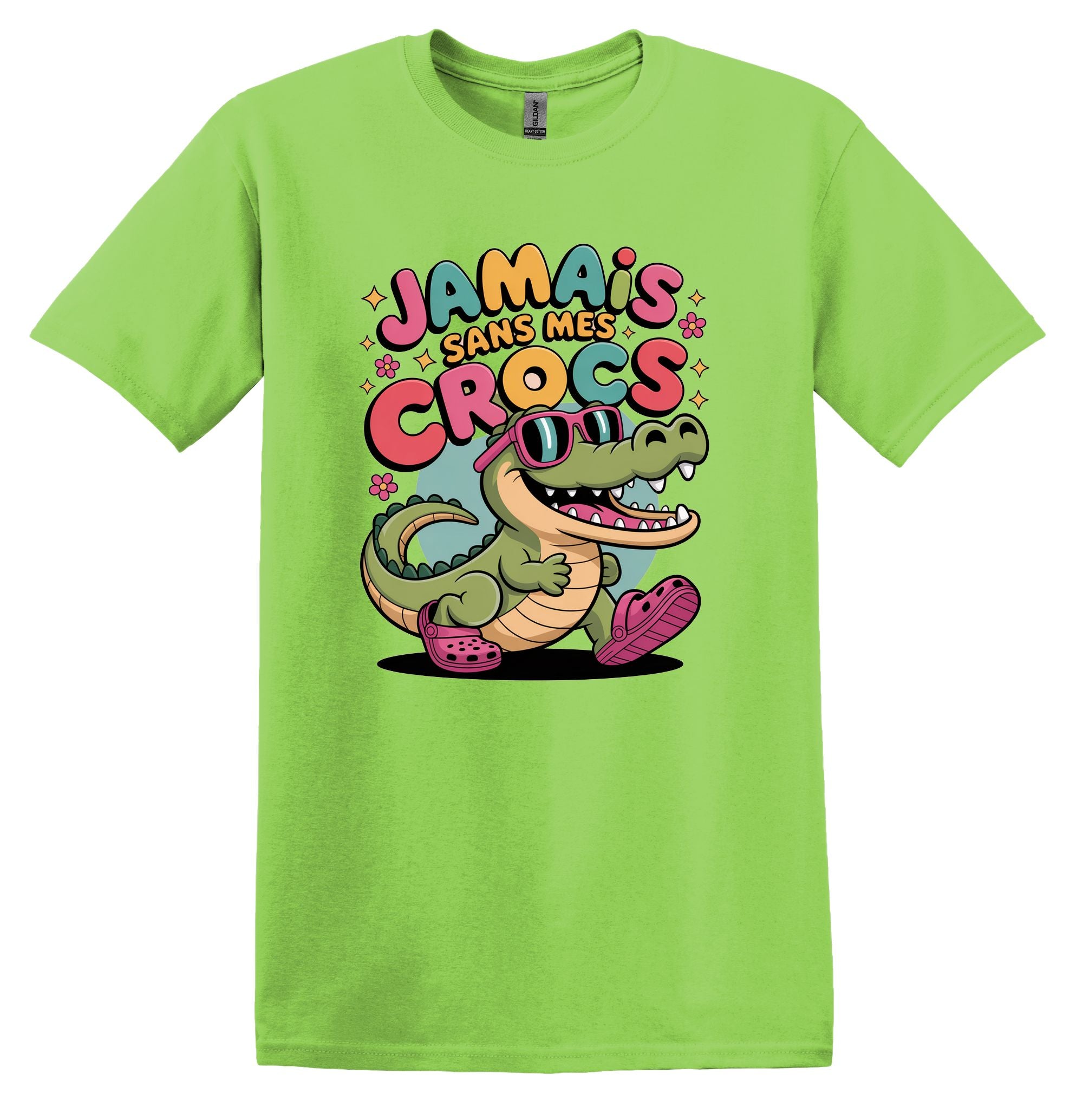 T-Shirt Jamais sans mes crocs