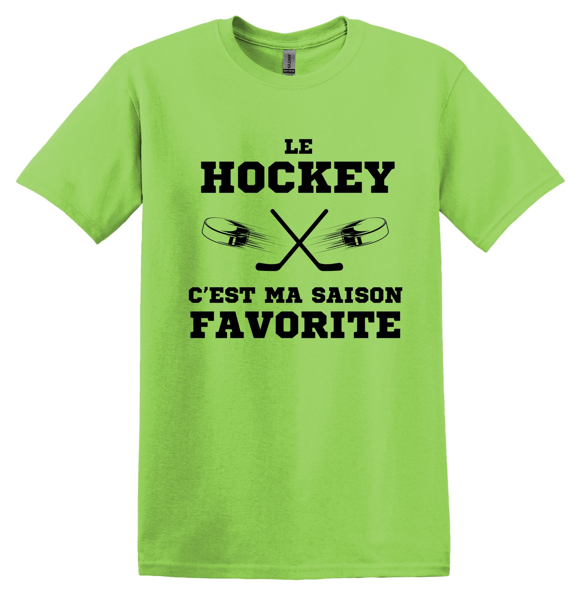 T-Shirt Le Hockey c'est ma saison favorite