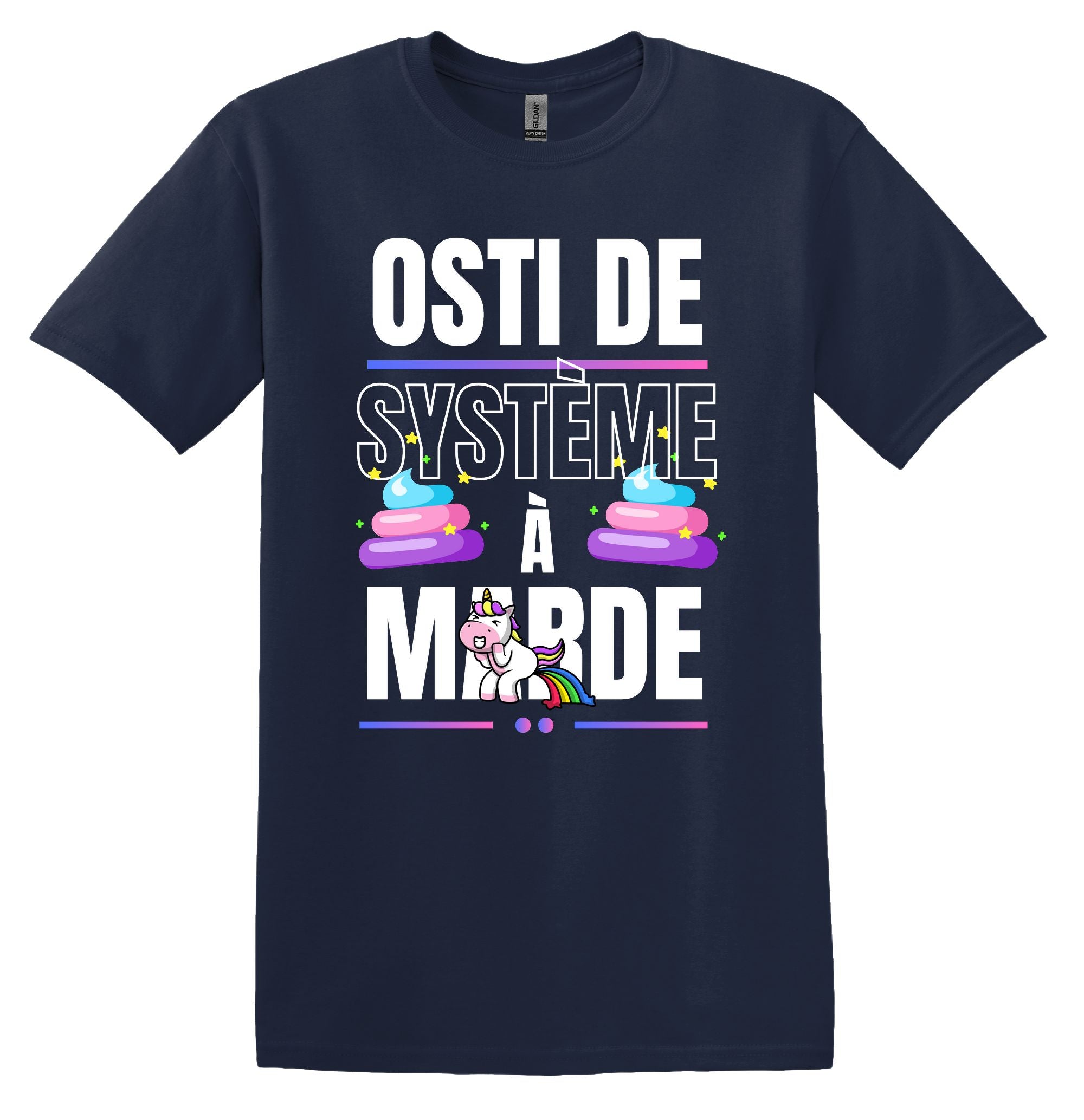 T-Shirt Osti de système à marde