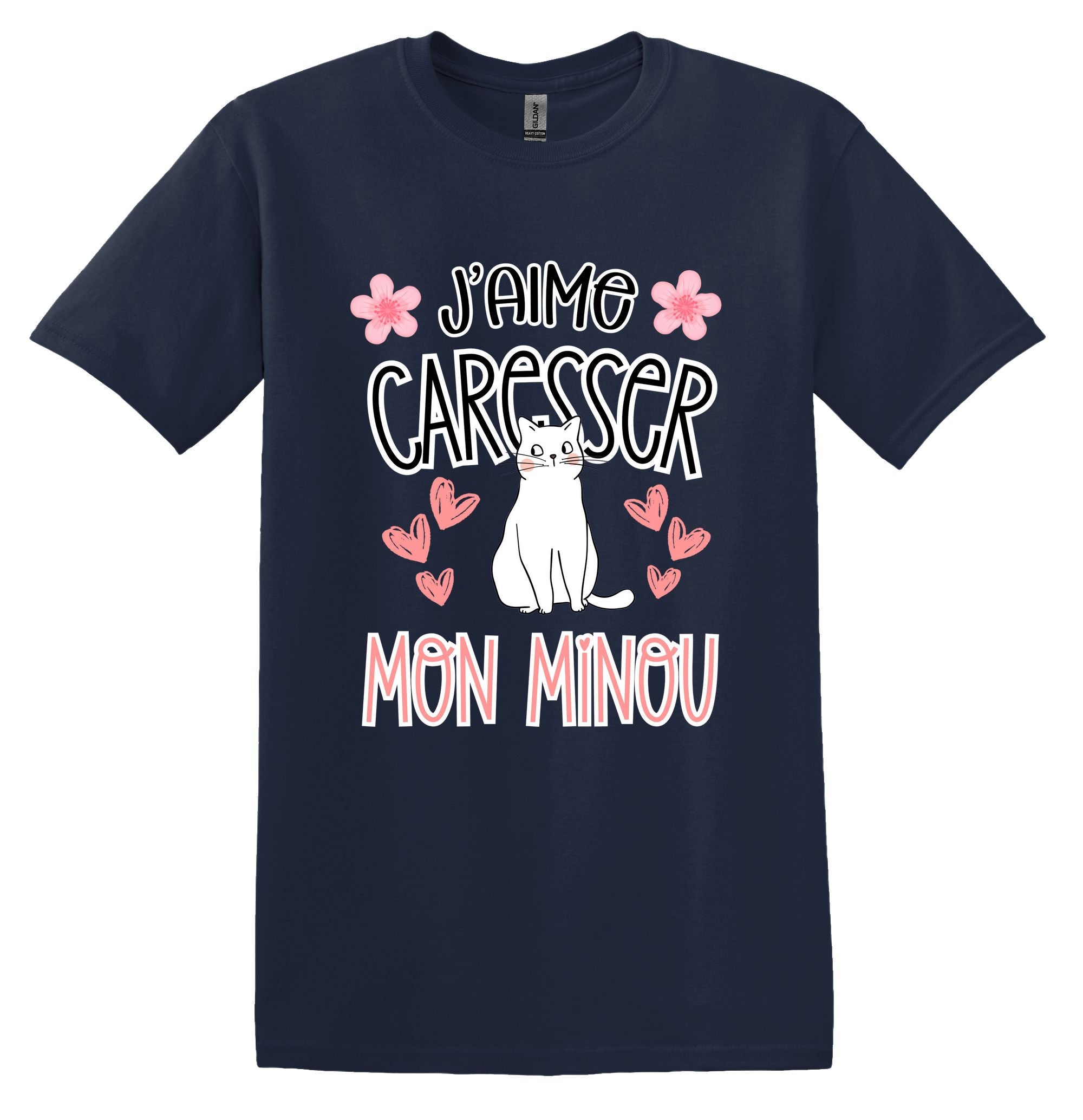 T-Shirt J'aime caresser mon minou