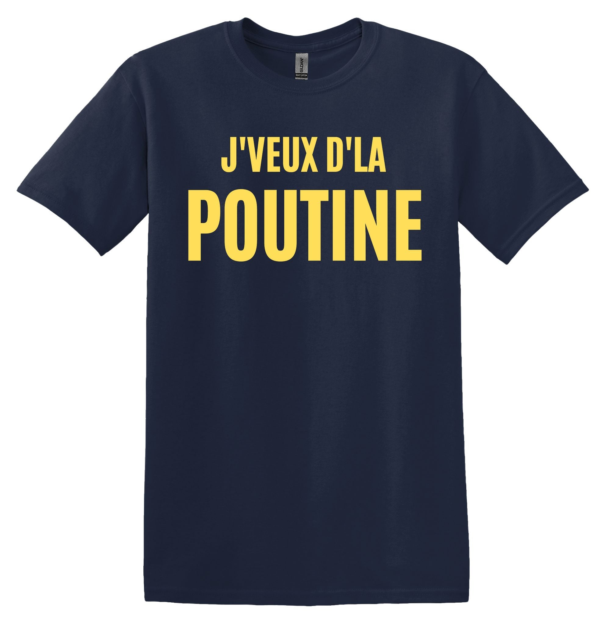 Liquidation T-Shirt Small J'veux d'la poutine