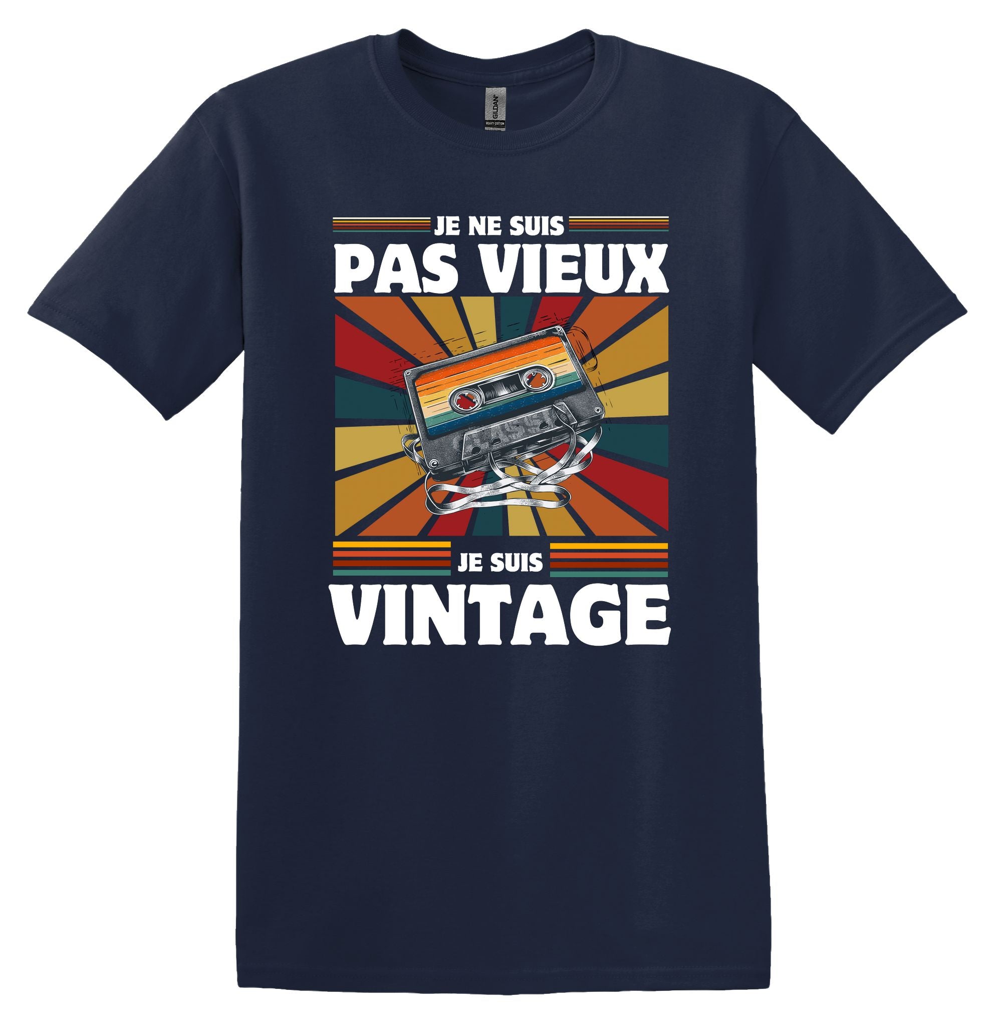 T-Shirt Je ne suis pas vieux je suis vintage