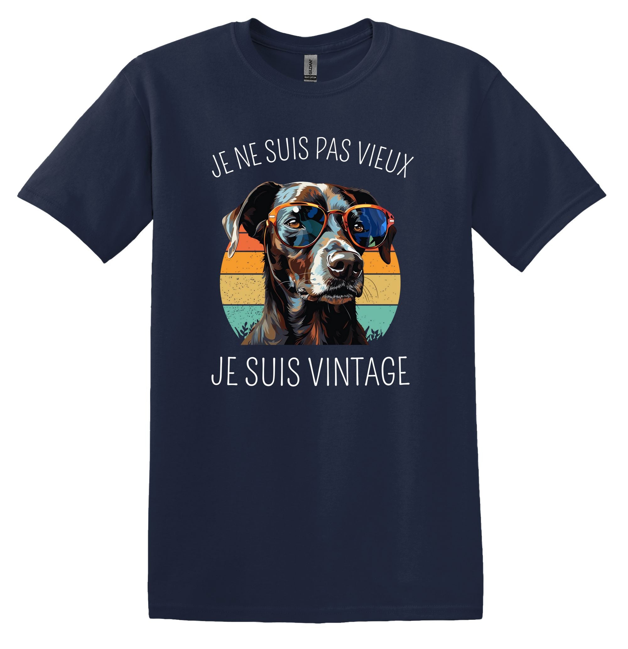 T-Shirt Je ne suis pas vieux je suis vintage