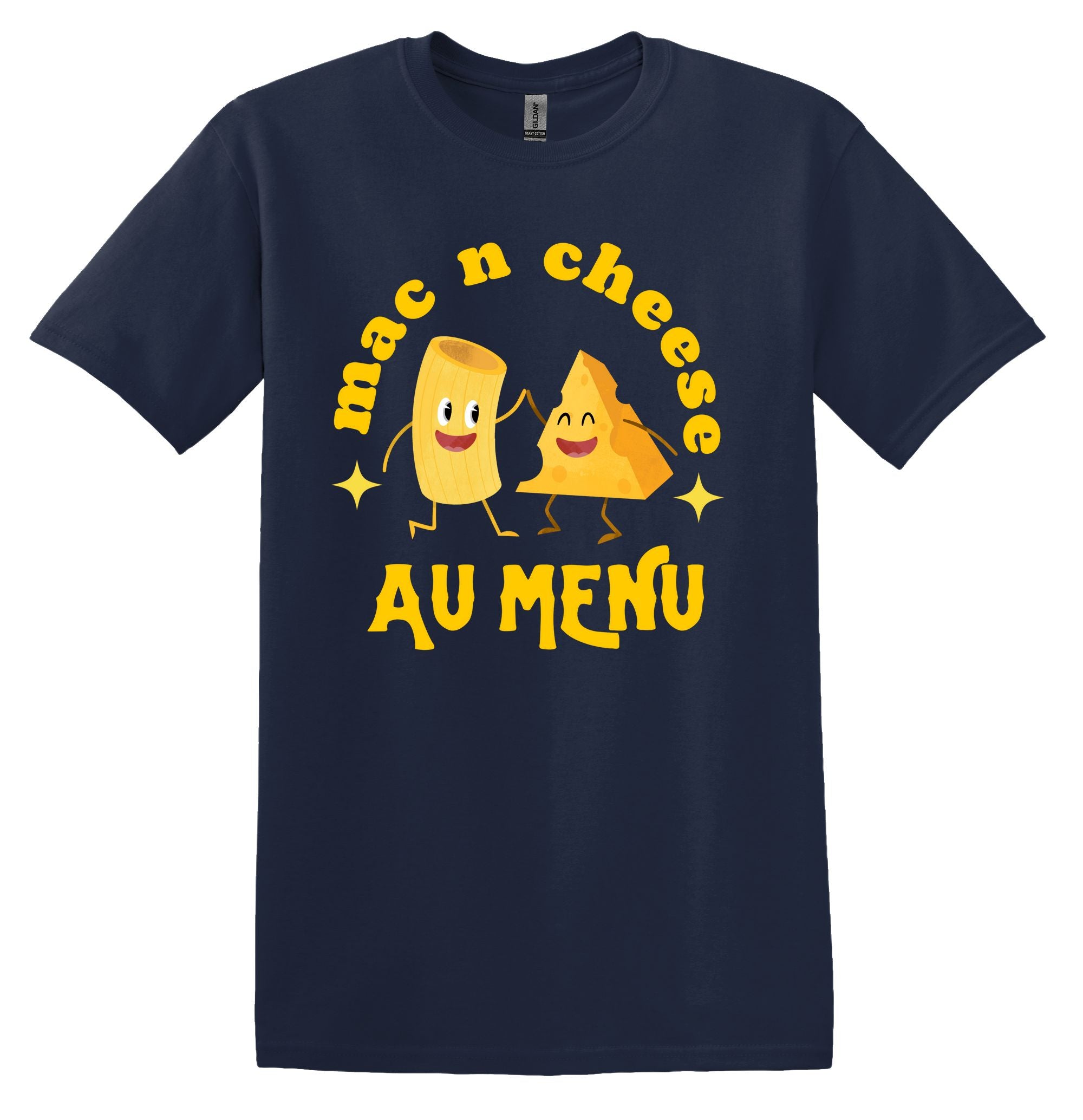 T-Shirt Mac N Cheese au menu