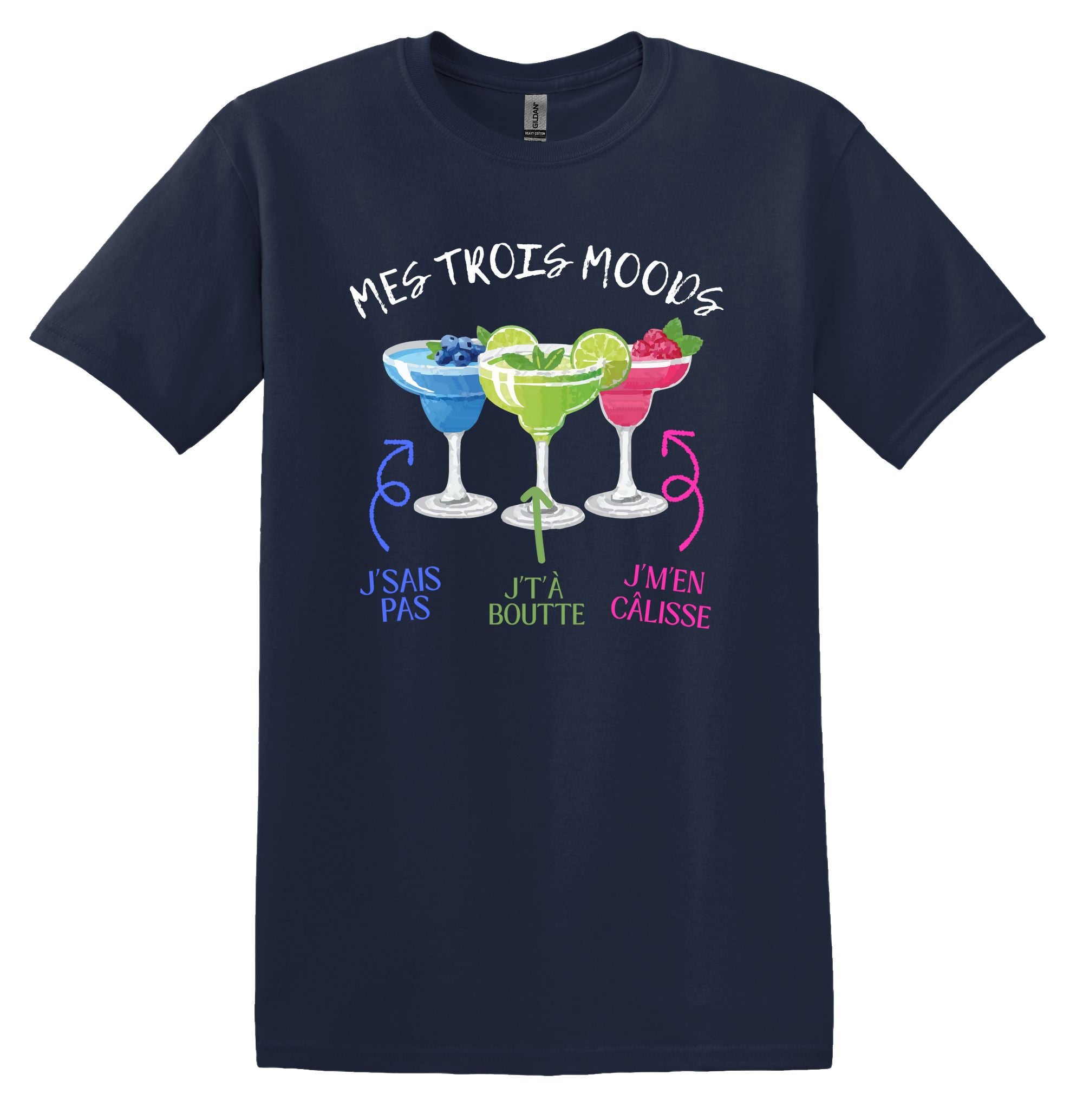 T-Shirt Mes trois moods cocktails