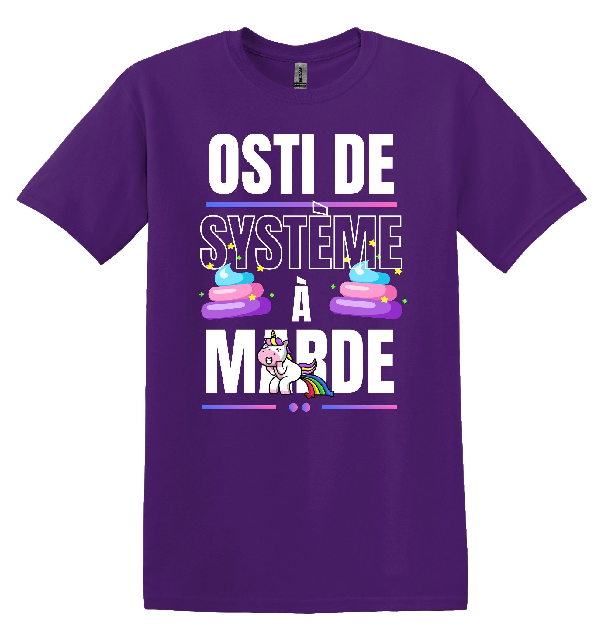 T-Shirt Osti de système à marde
