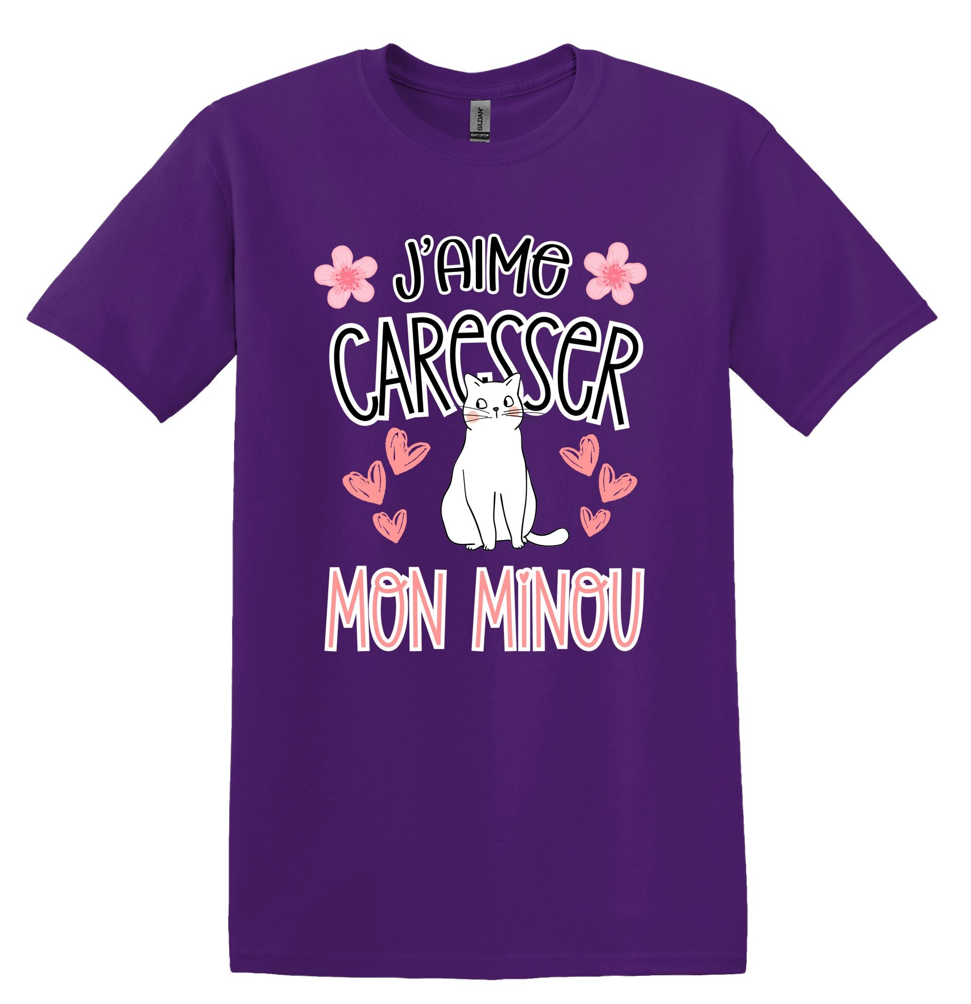 T-Shirt J'aime caresser mon minou