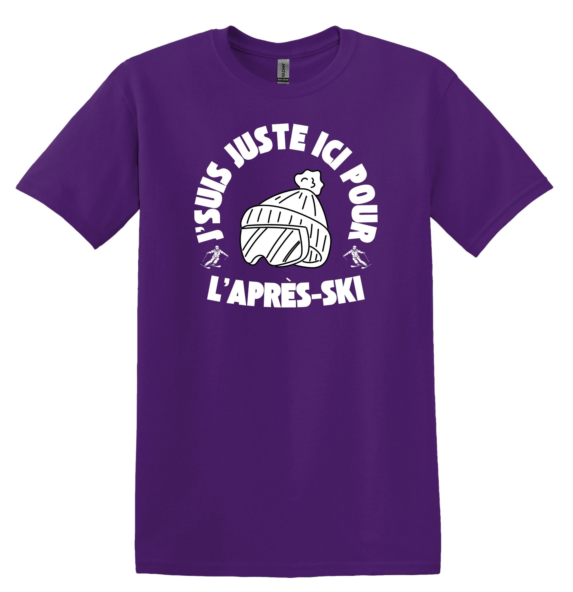 T-Shirt J'suis juste ici pour l'Après-Ski