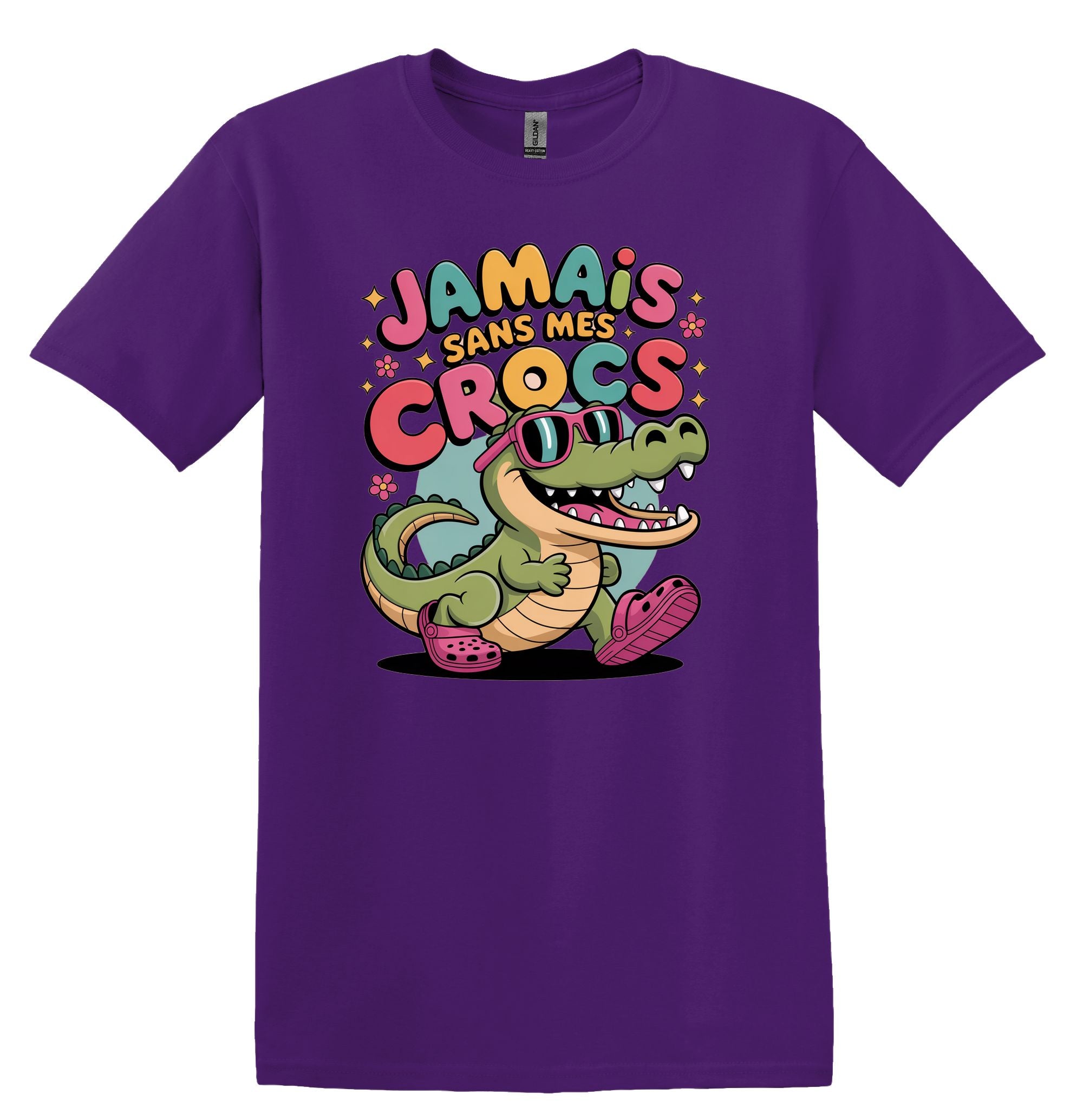T-Shirt Jamais sans mes crocs
