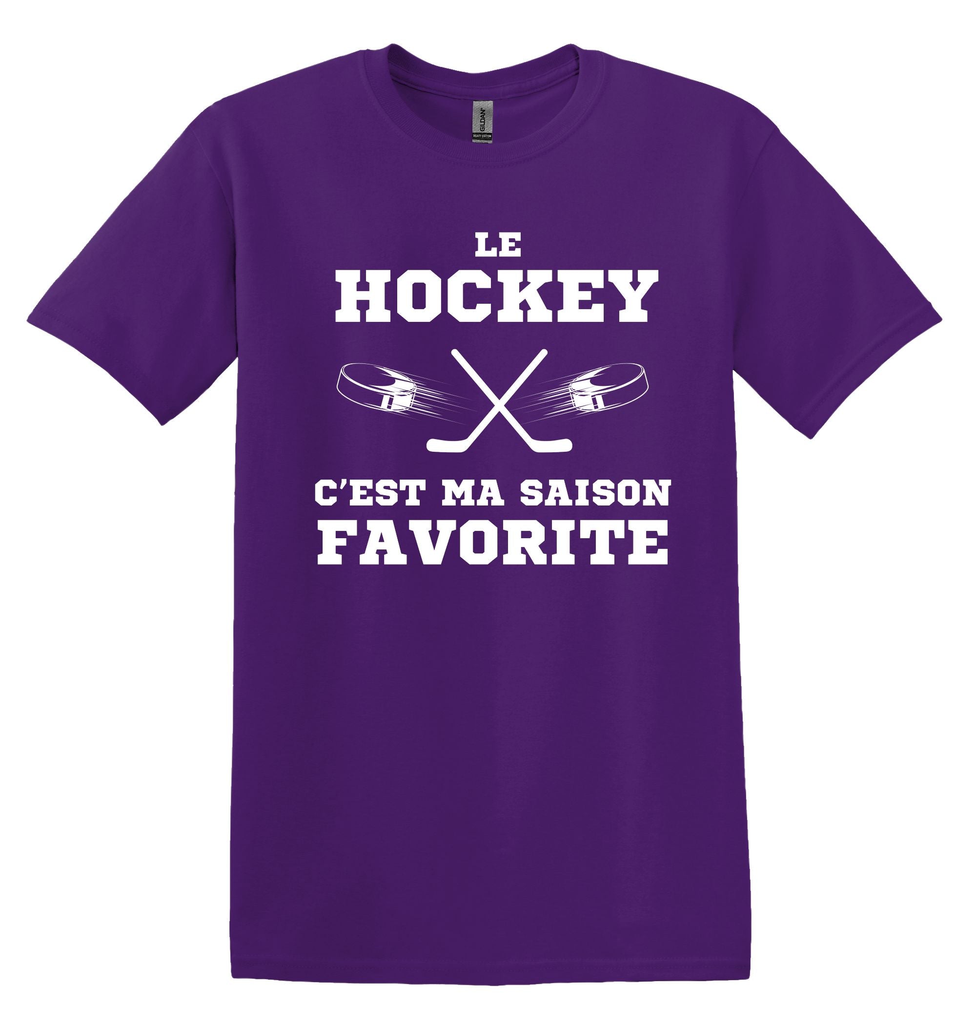 T-Shirt Le Hockey c'est ma saison favorite