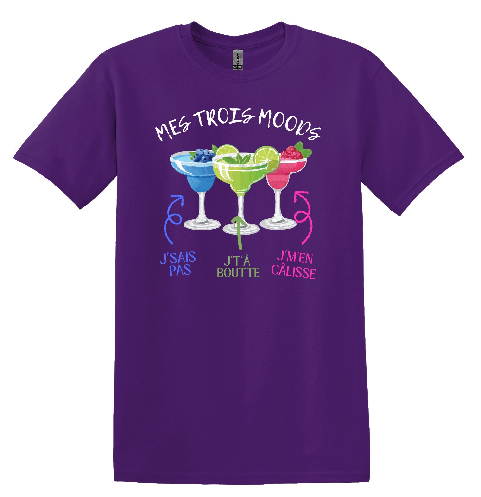 T-Shirt Mes trois moods cocktails