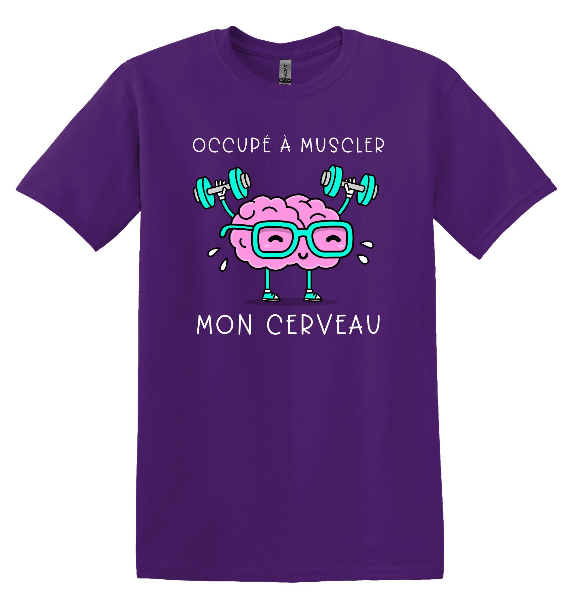 T-Shirt Occupé à muscler mon cerveau