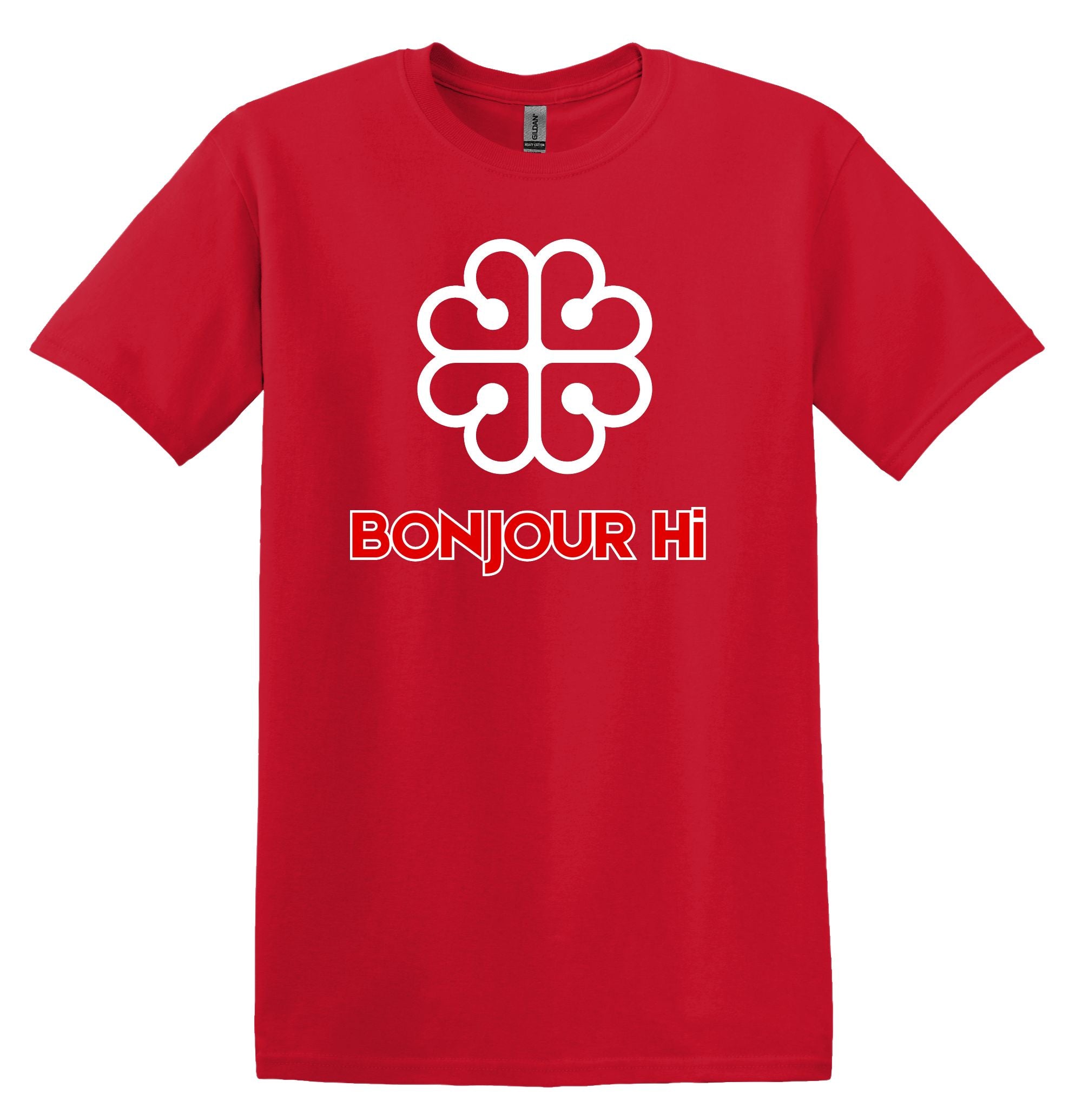 T-Shirt Bonjour Hi