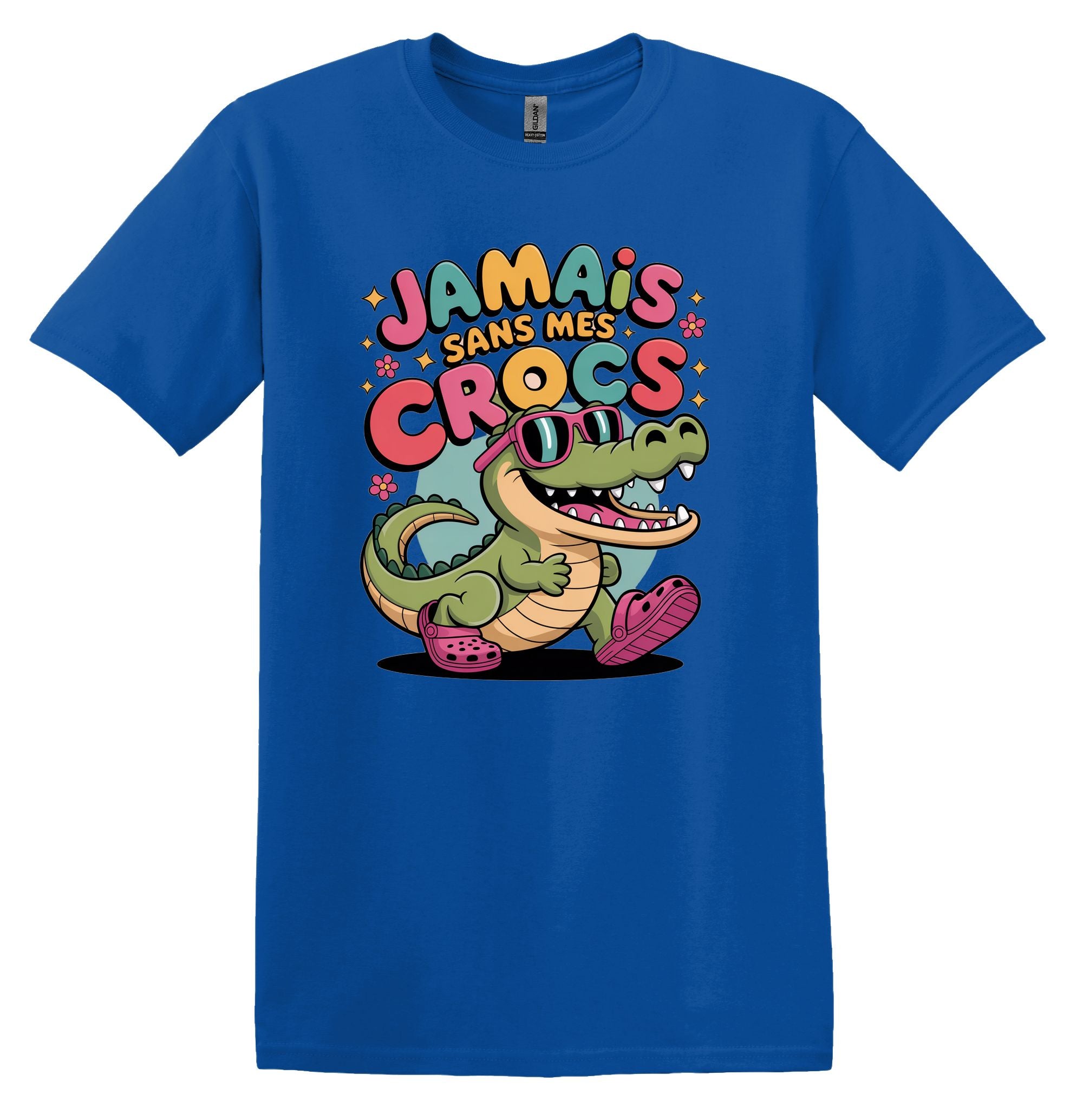 T-Shirt Jamais sans mes crocs