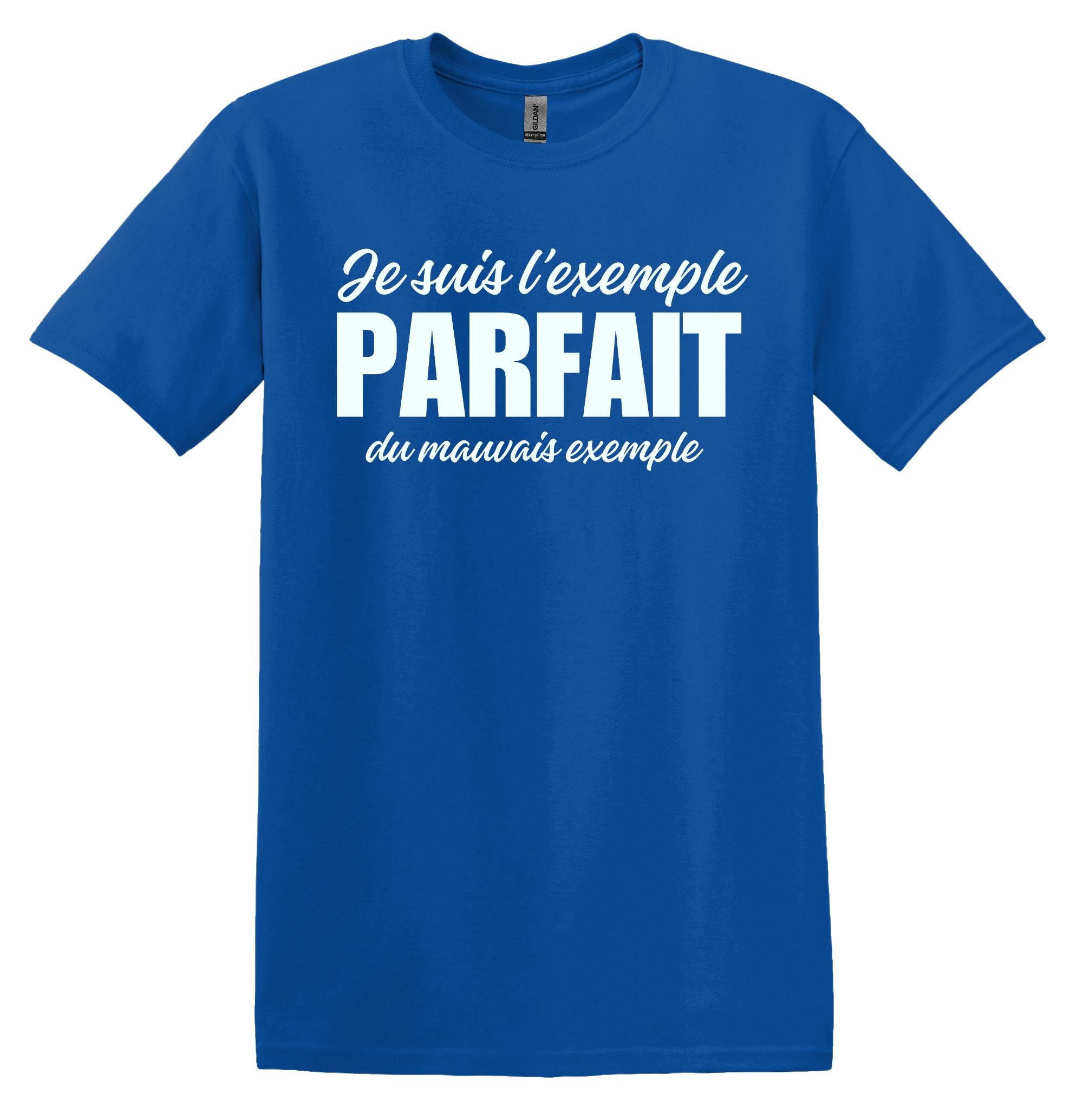 T-Shirt Je suis l'exemple parfait du mauvais exemple