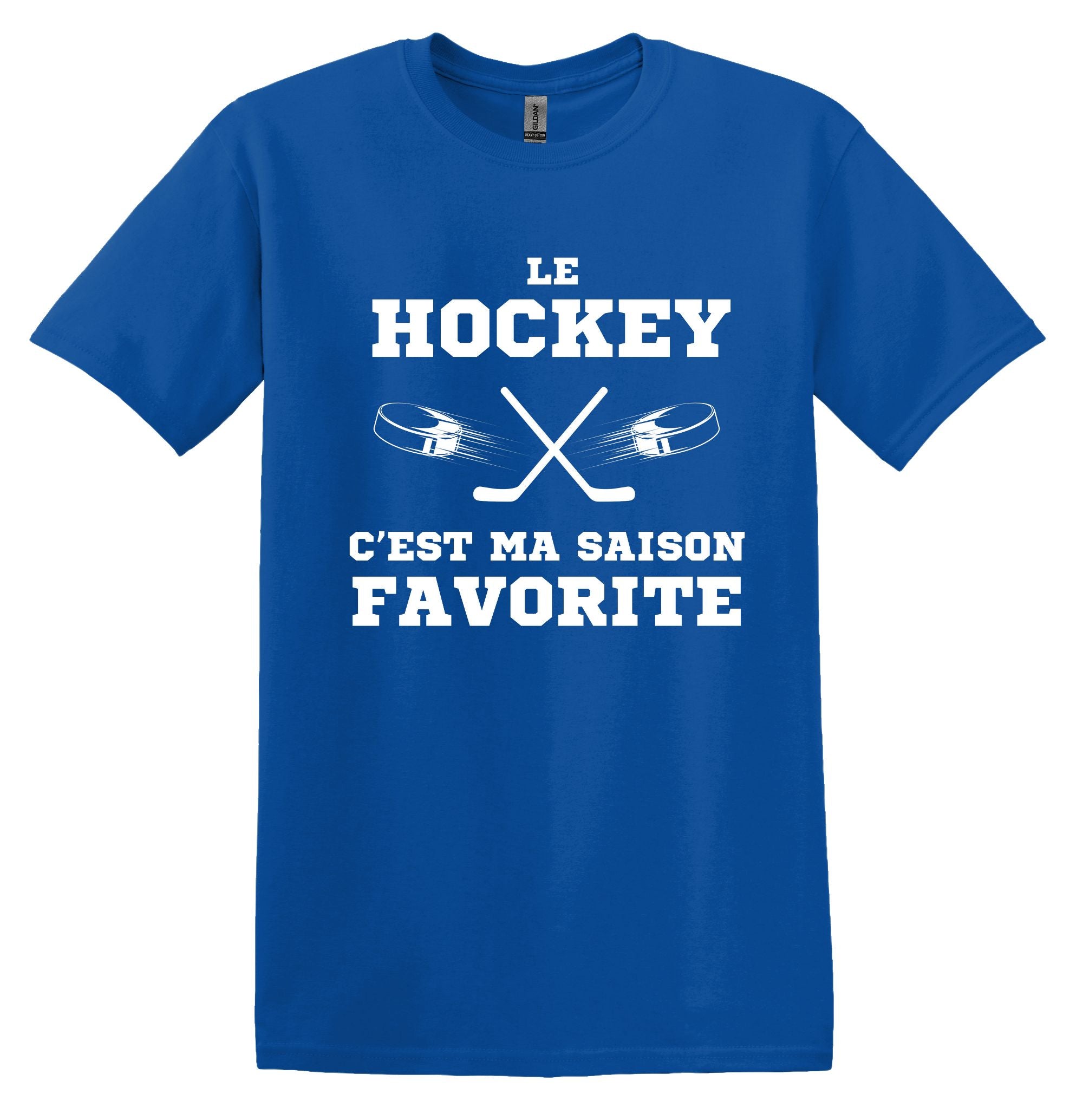 T-Shirt Le Hockey c'est ma saison favorite
