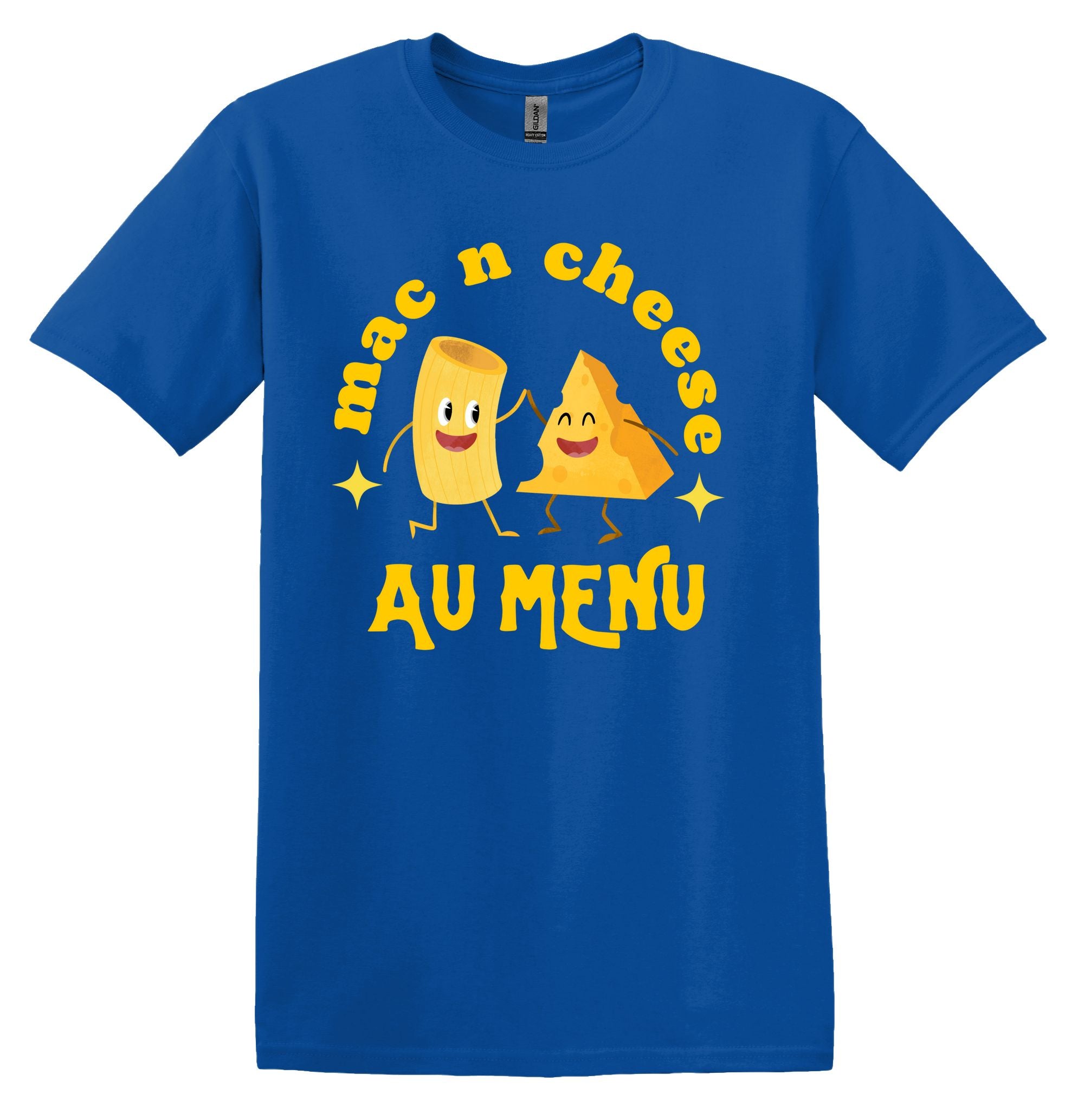 T-Shirt Mac N Cheese au menu