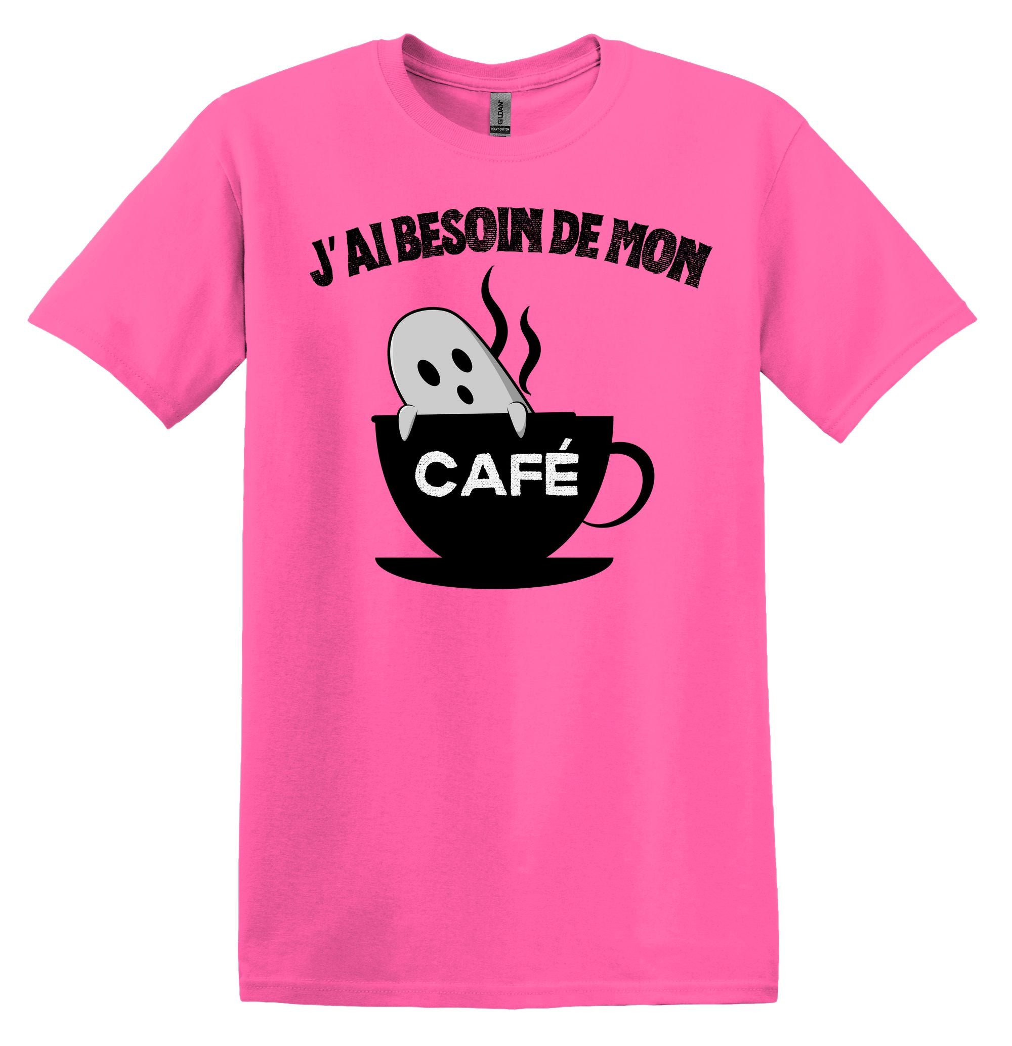 T-Shirt Jai besoin de mon café