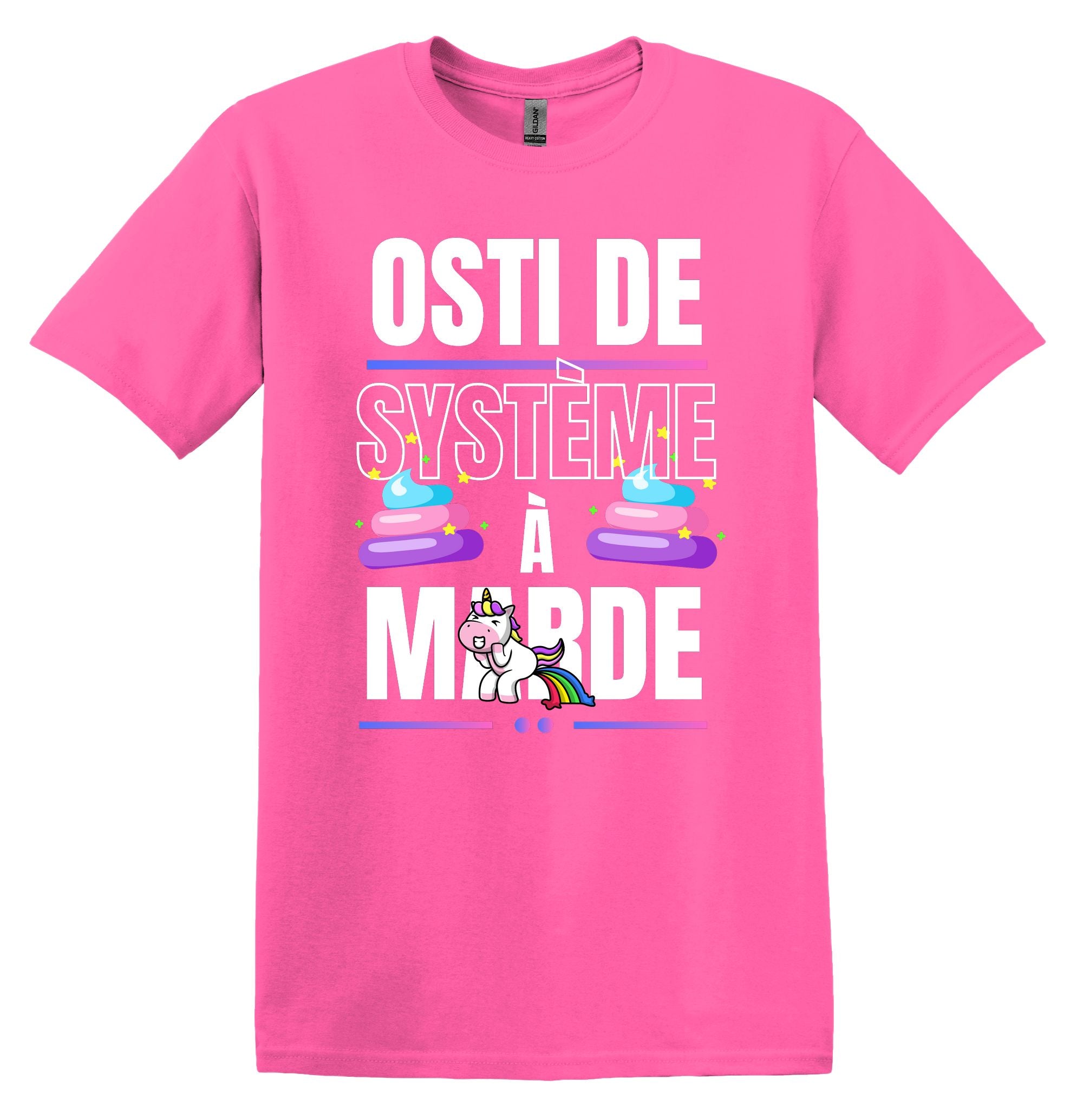T-Shirt Osti de système à marde