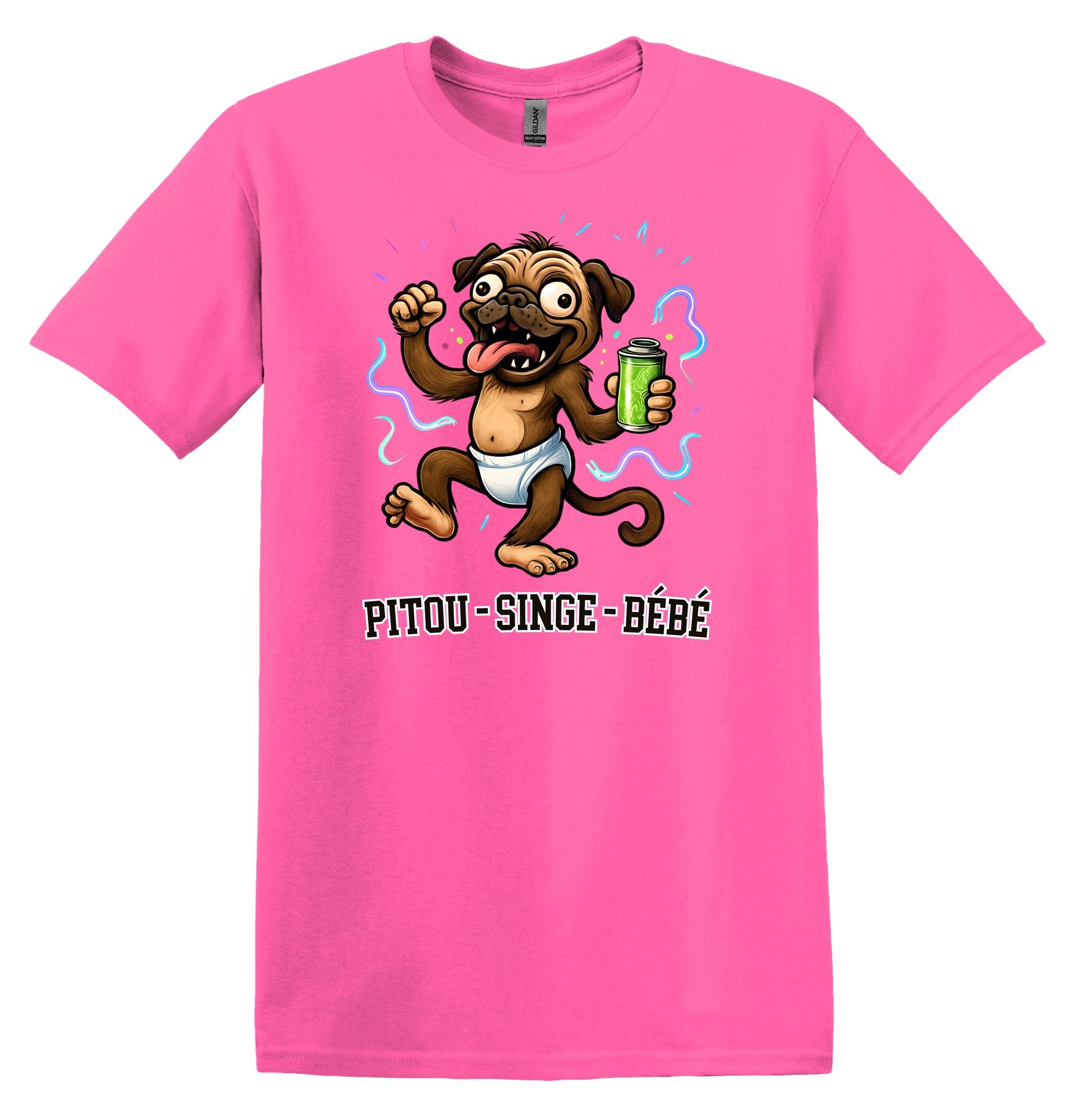 T-Shirt Pitou Singe Bébé