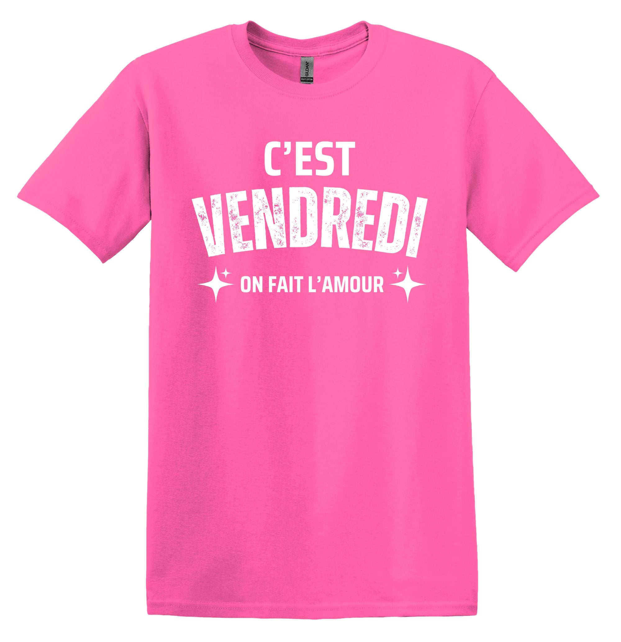 T-Shirt C'est vendredi on fait l'amour
