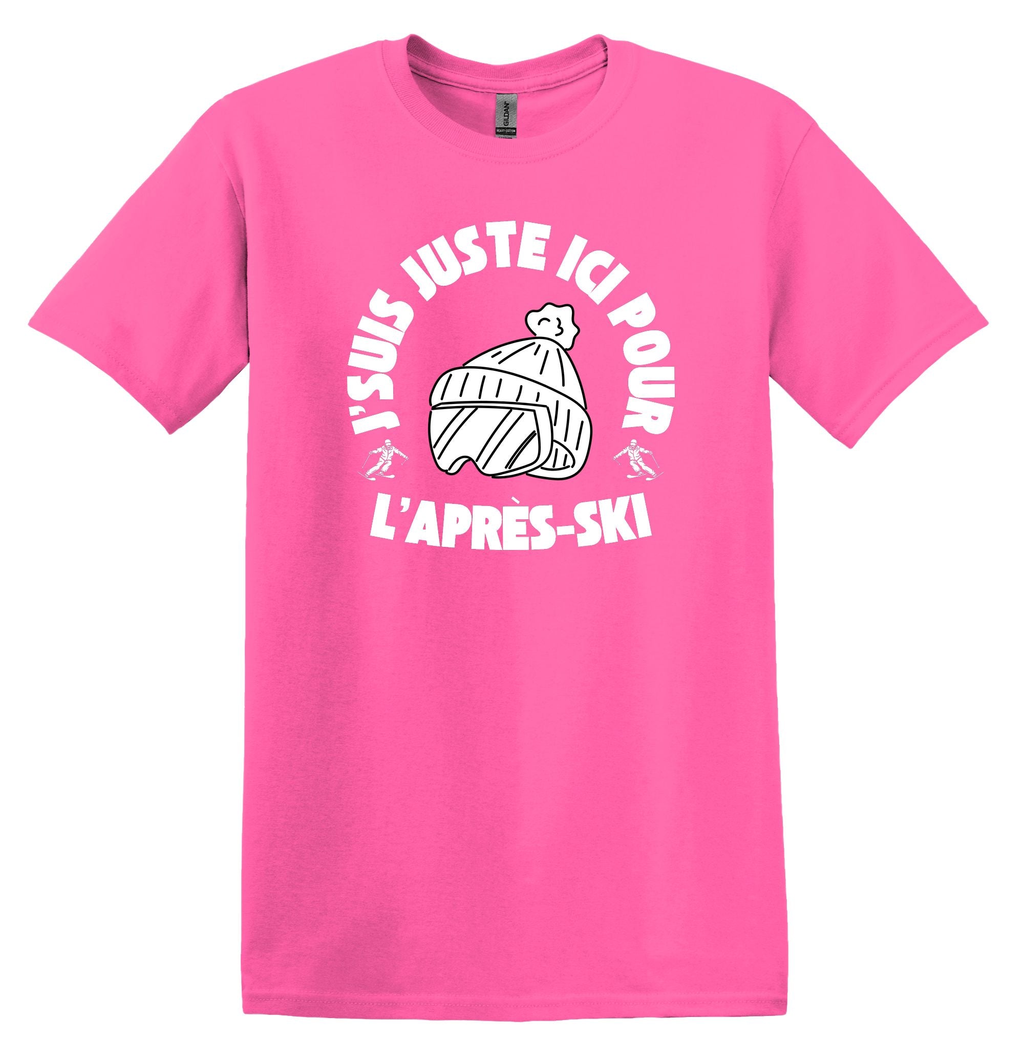 T-Shirt J'suis juste ici pour l'Après-Ski