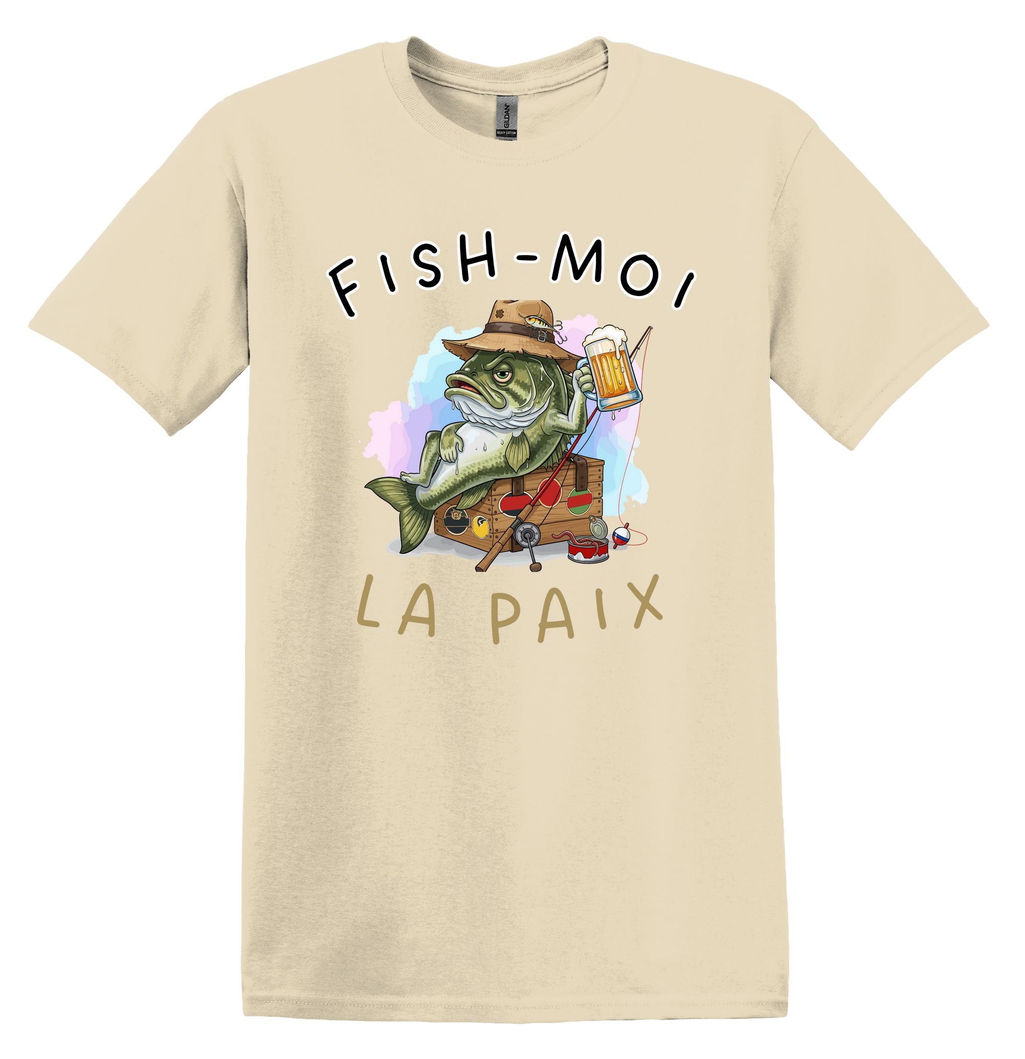 T-Shirt Fish-moi la paix