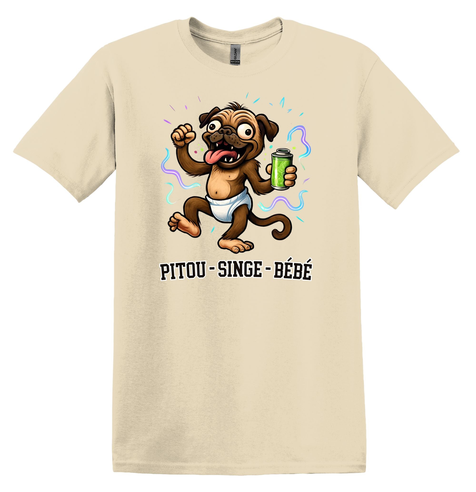 T-Shirt Pitou Singe Bébé