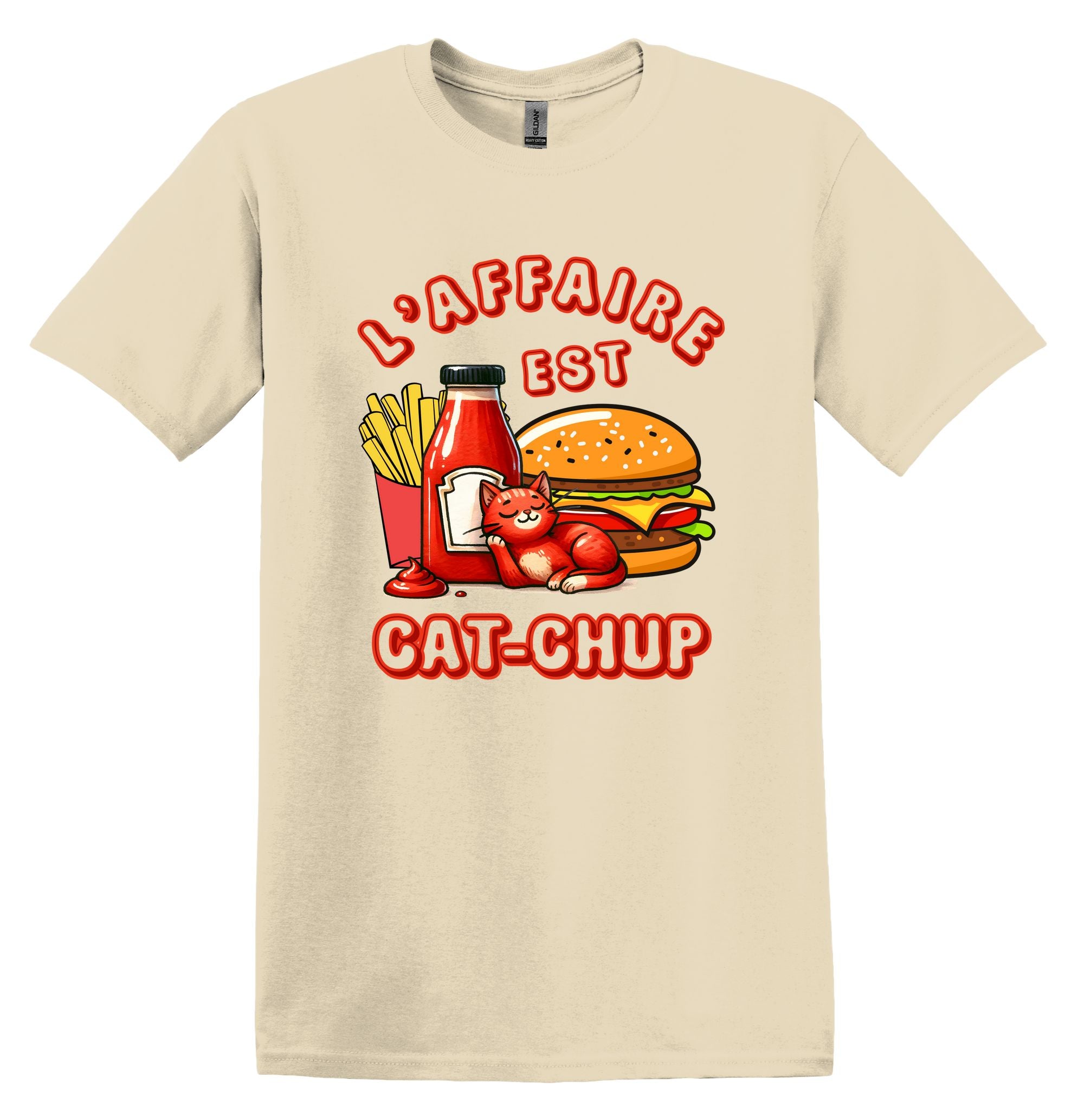 T-Shirt L'affaire est cat-chup