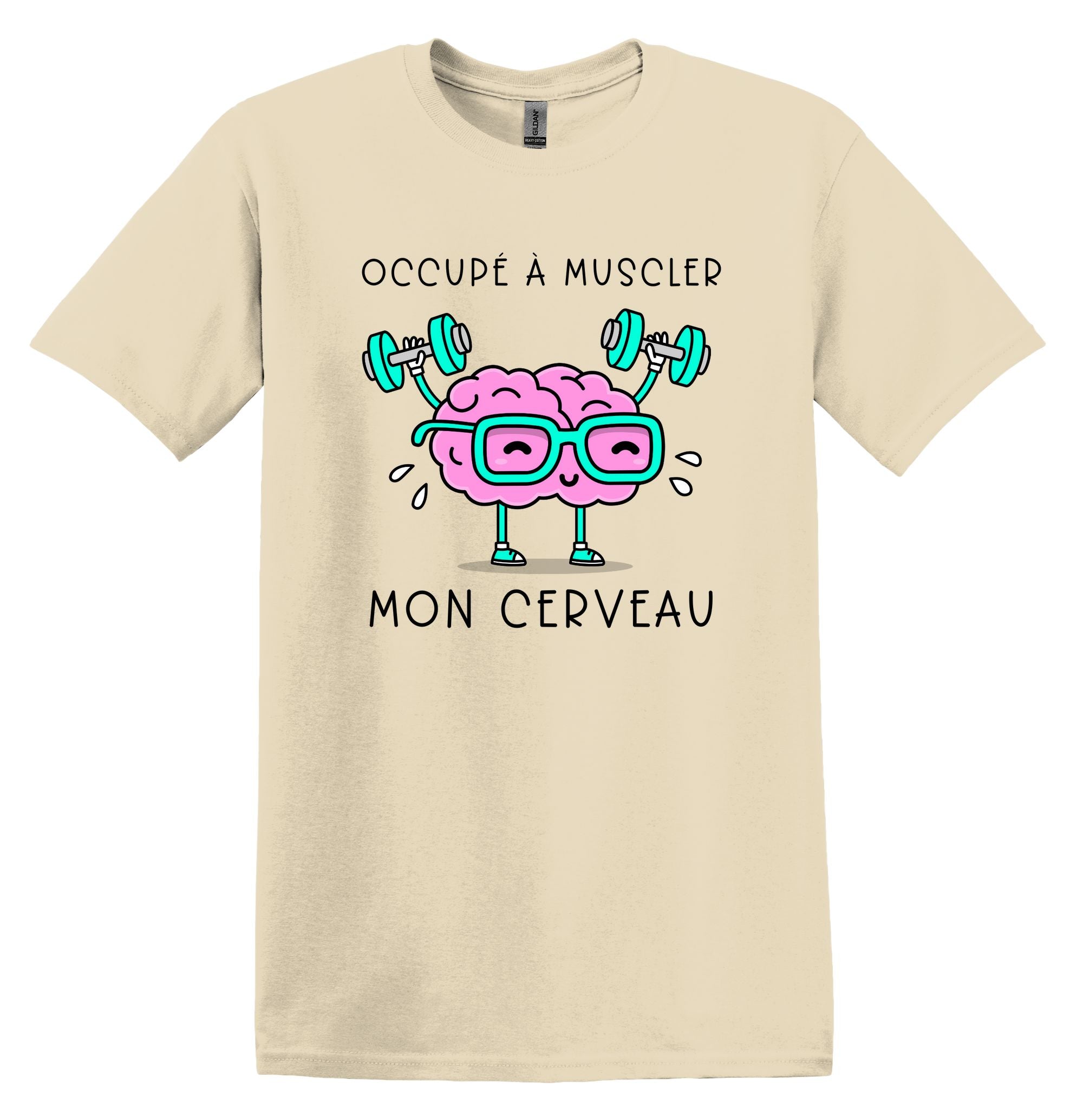 T-Shirt Occupé à muscler mon cerveau