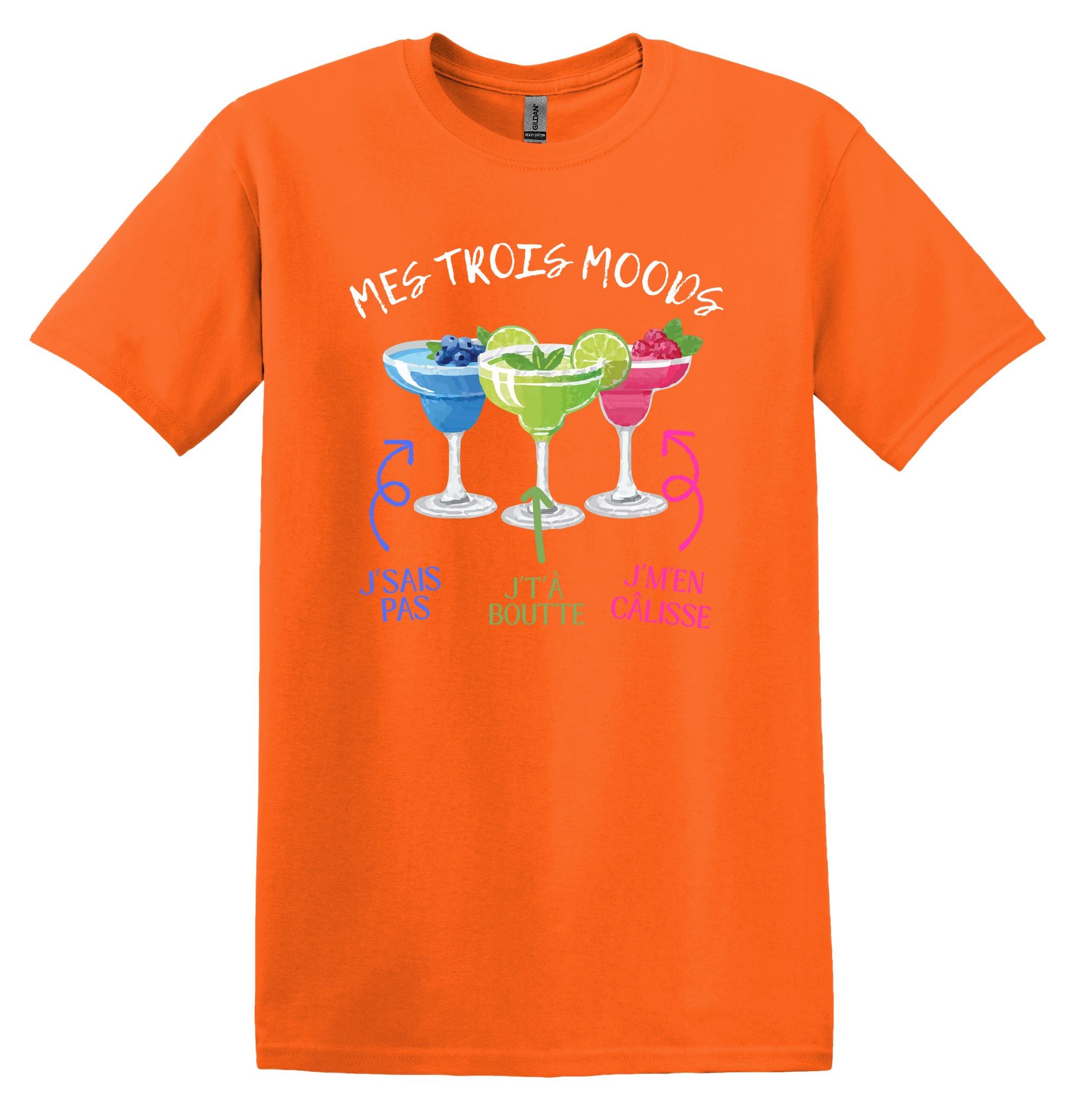 T-Shirt Mes trois moods cocktails