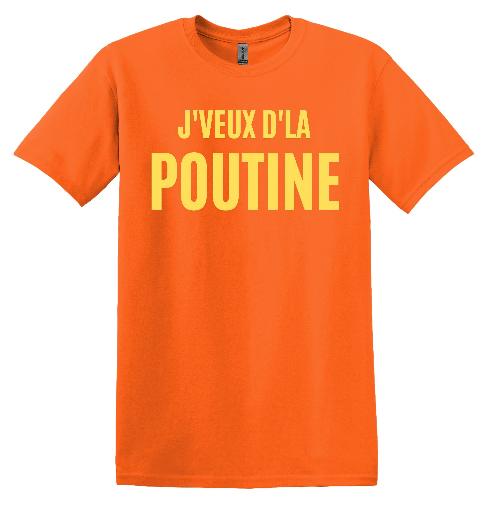 T-Shirt J'veux d'la poutine