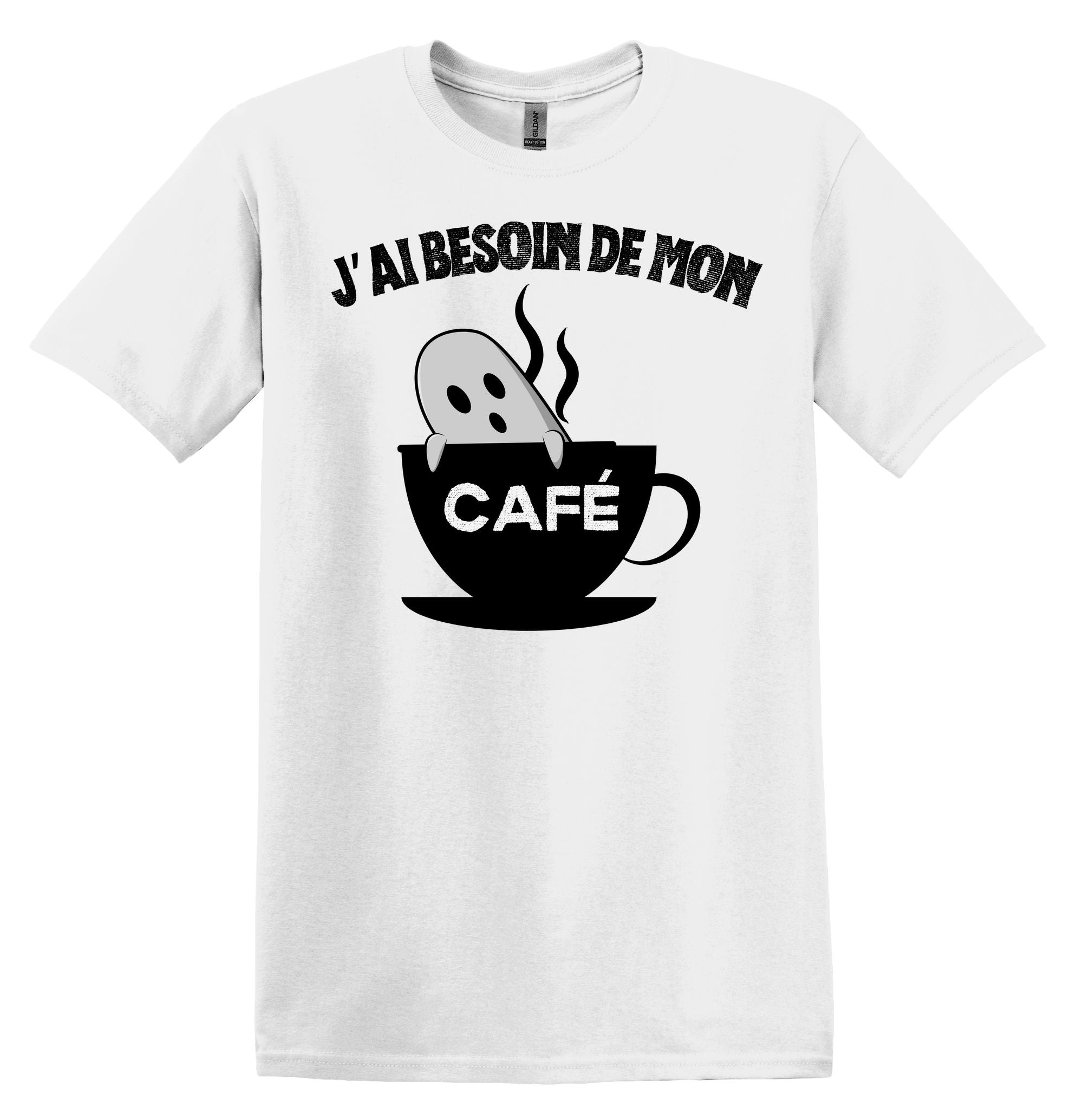 T-Shirt Jai besoin de mon café