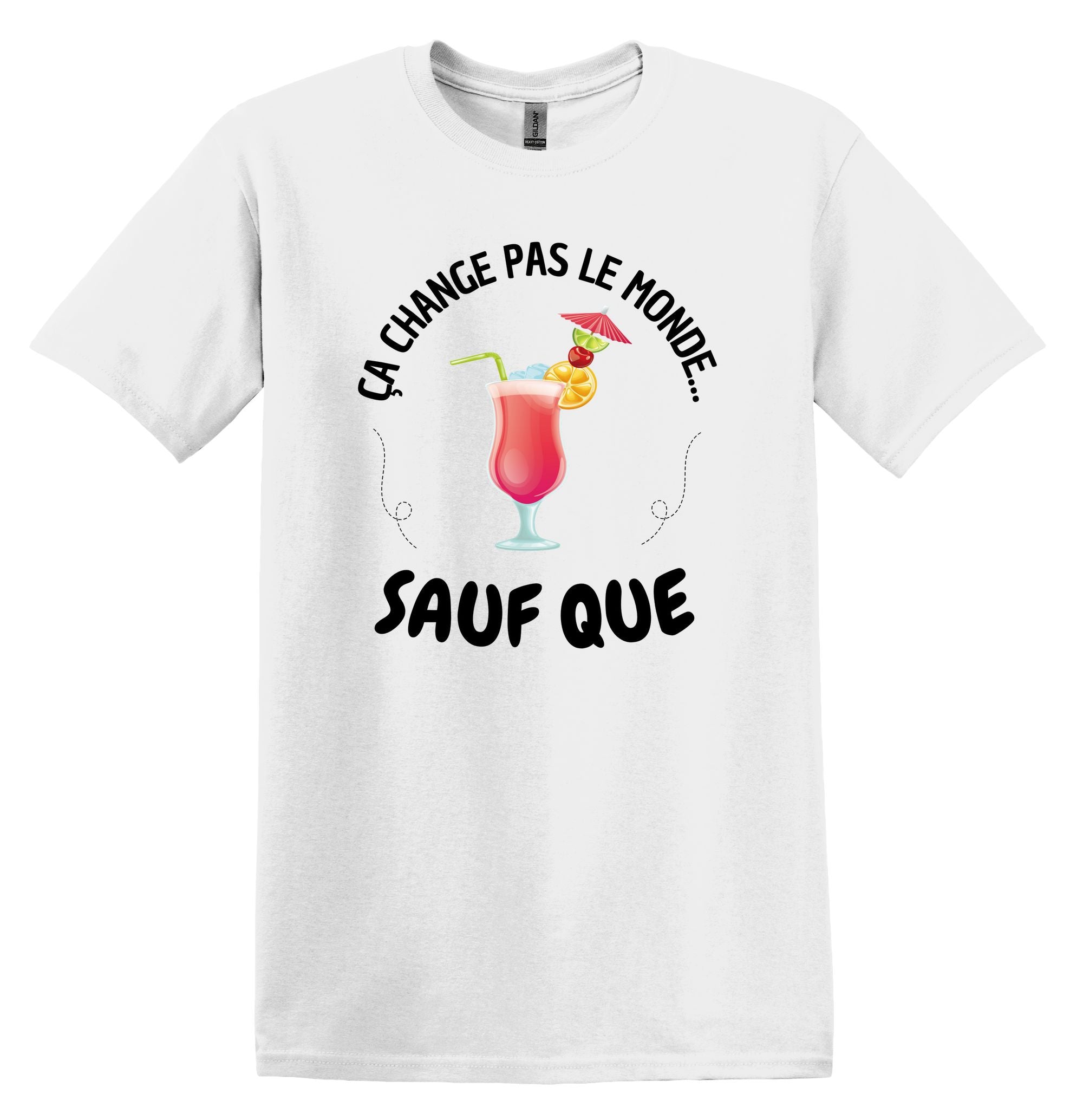 T-Shirt Ça change pas le monde sauf que