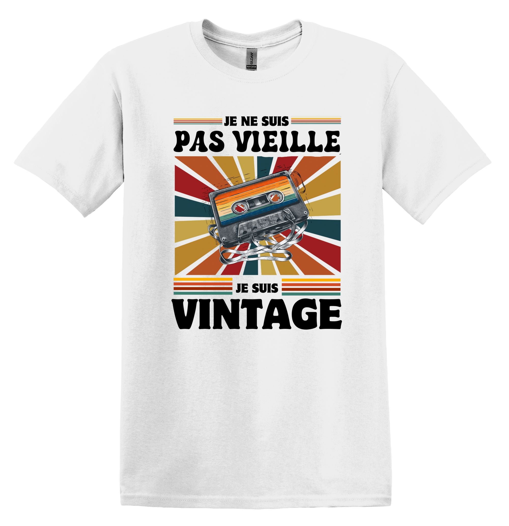 T-Shirt Je ne suis pas vieille je suis vintage