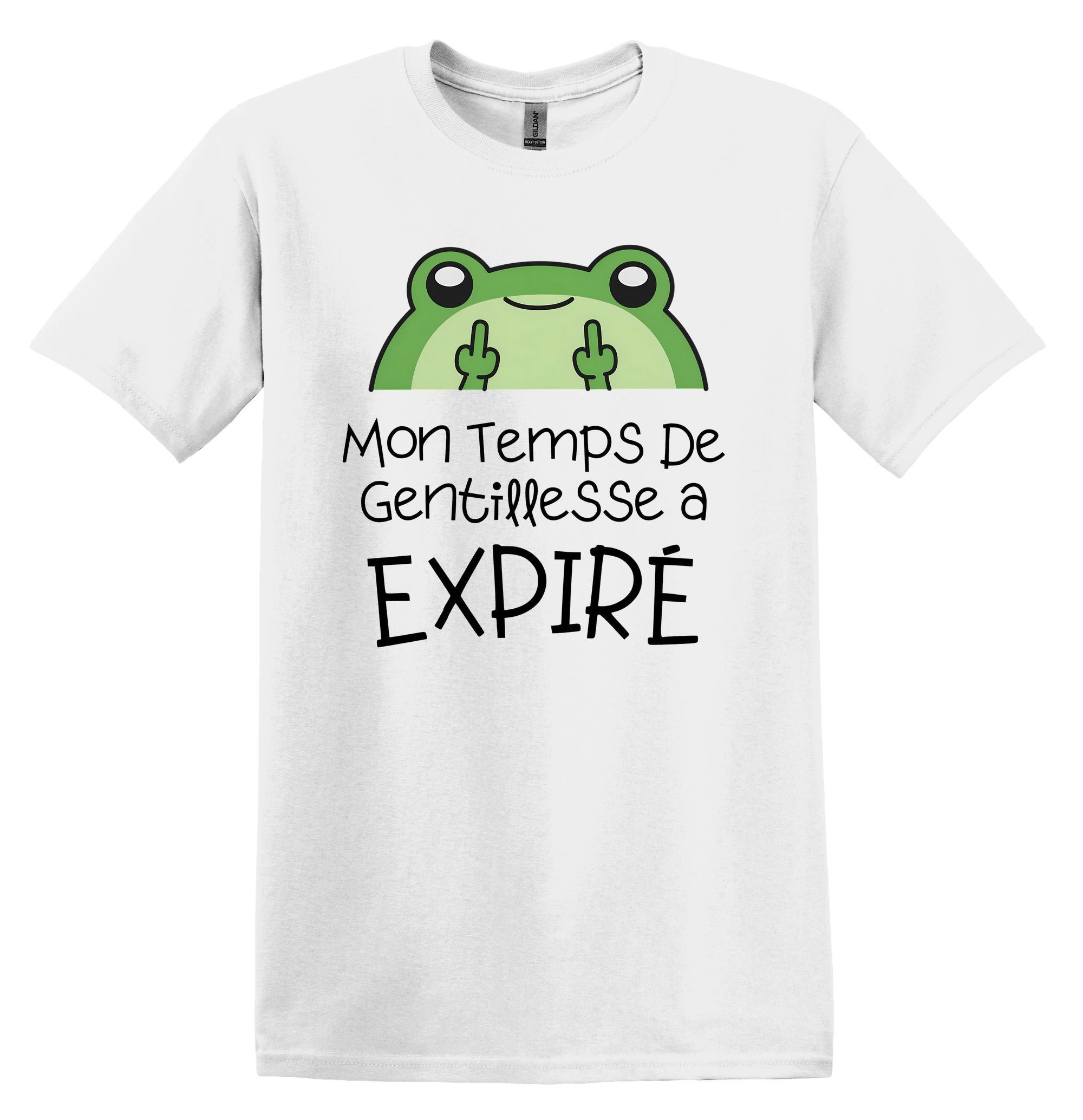 T-Shirt Mon temps de gentillesse a expiré