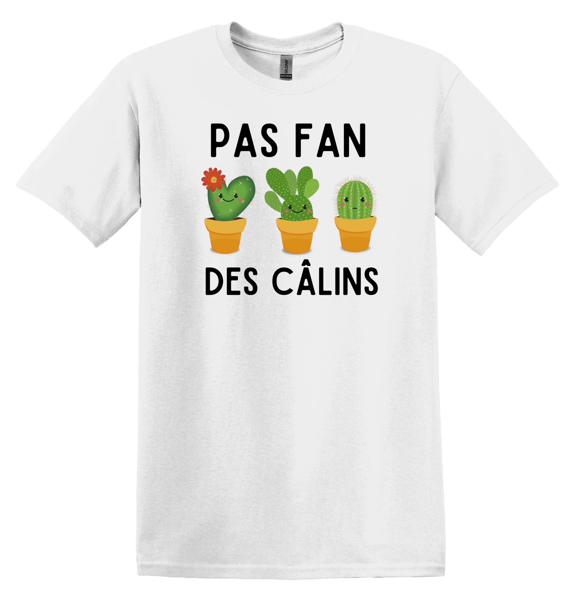 T-Shirt Pas Fan des Câlins