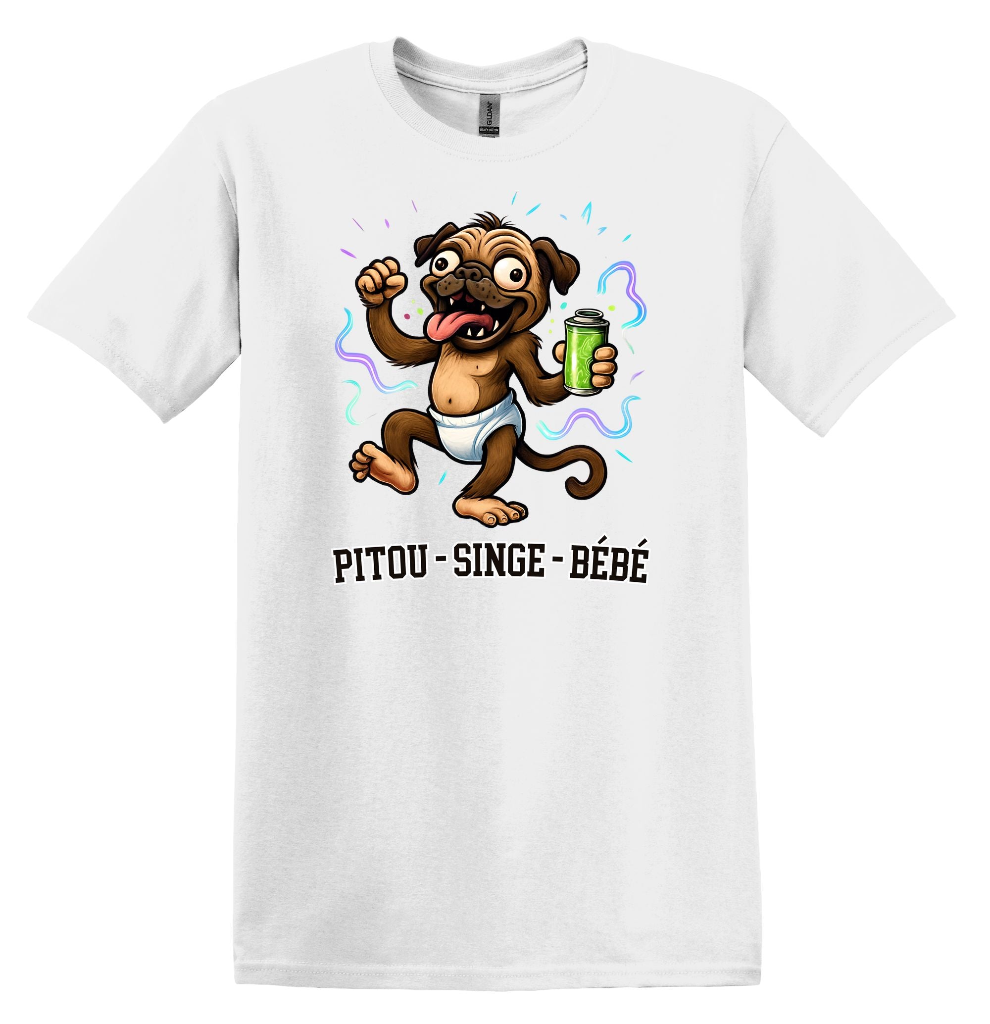 T-Shirt Pitou Singe Bébé