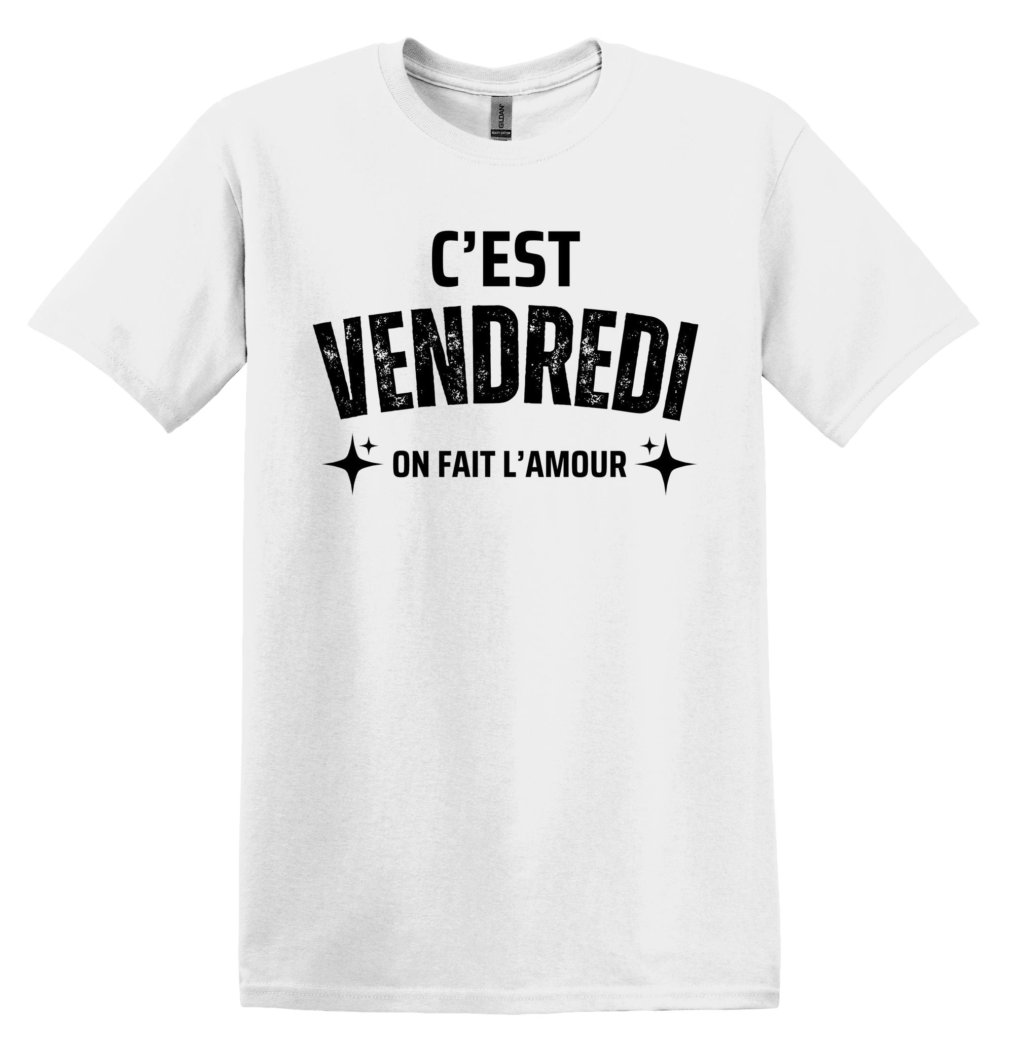 T-Shirt C'est vendredi on fait l'amour
