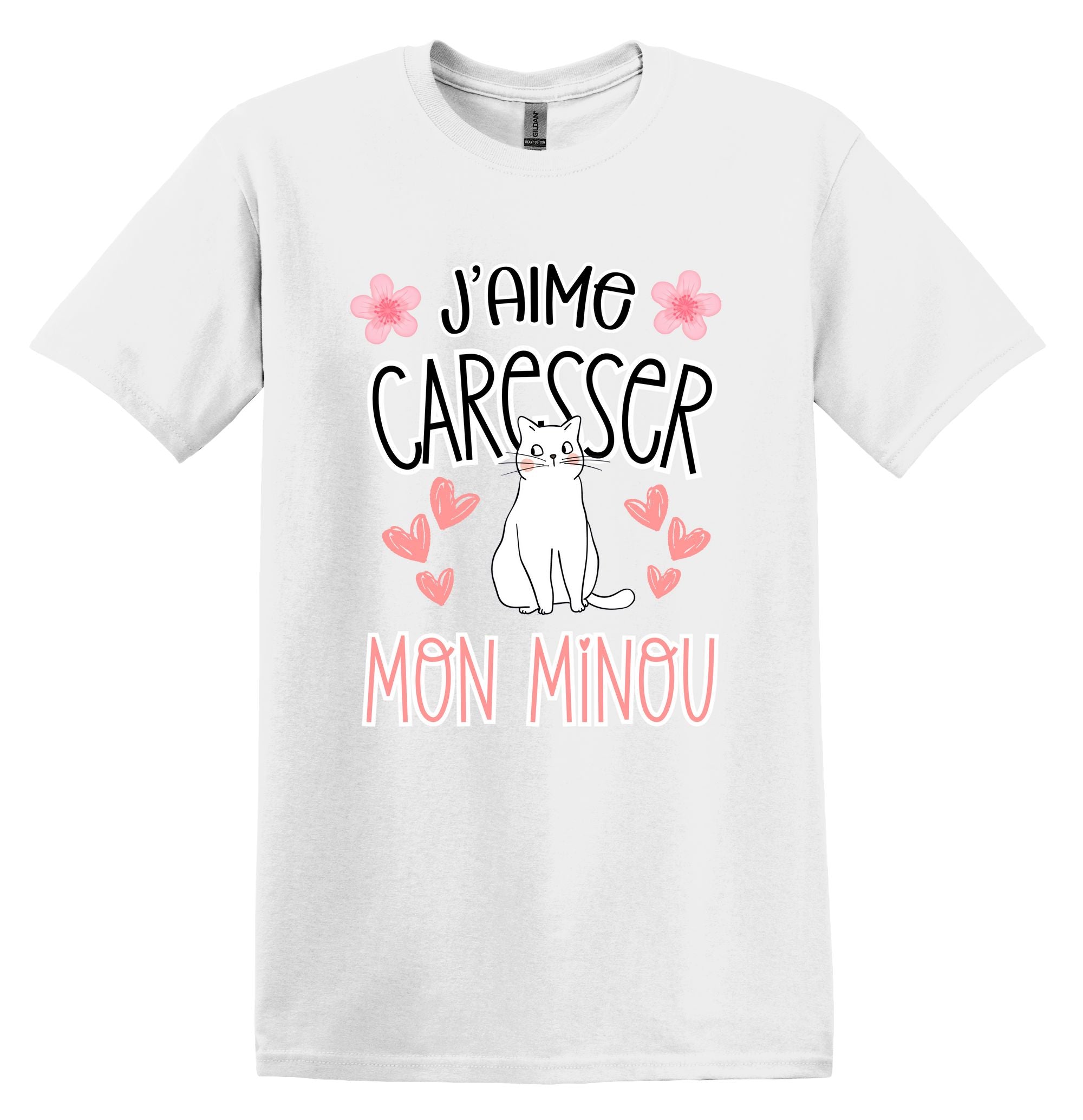 T-Shirt J'aime caresser mon minou