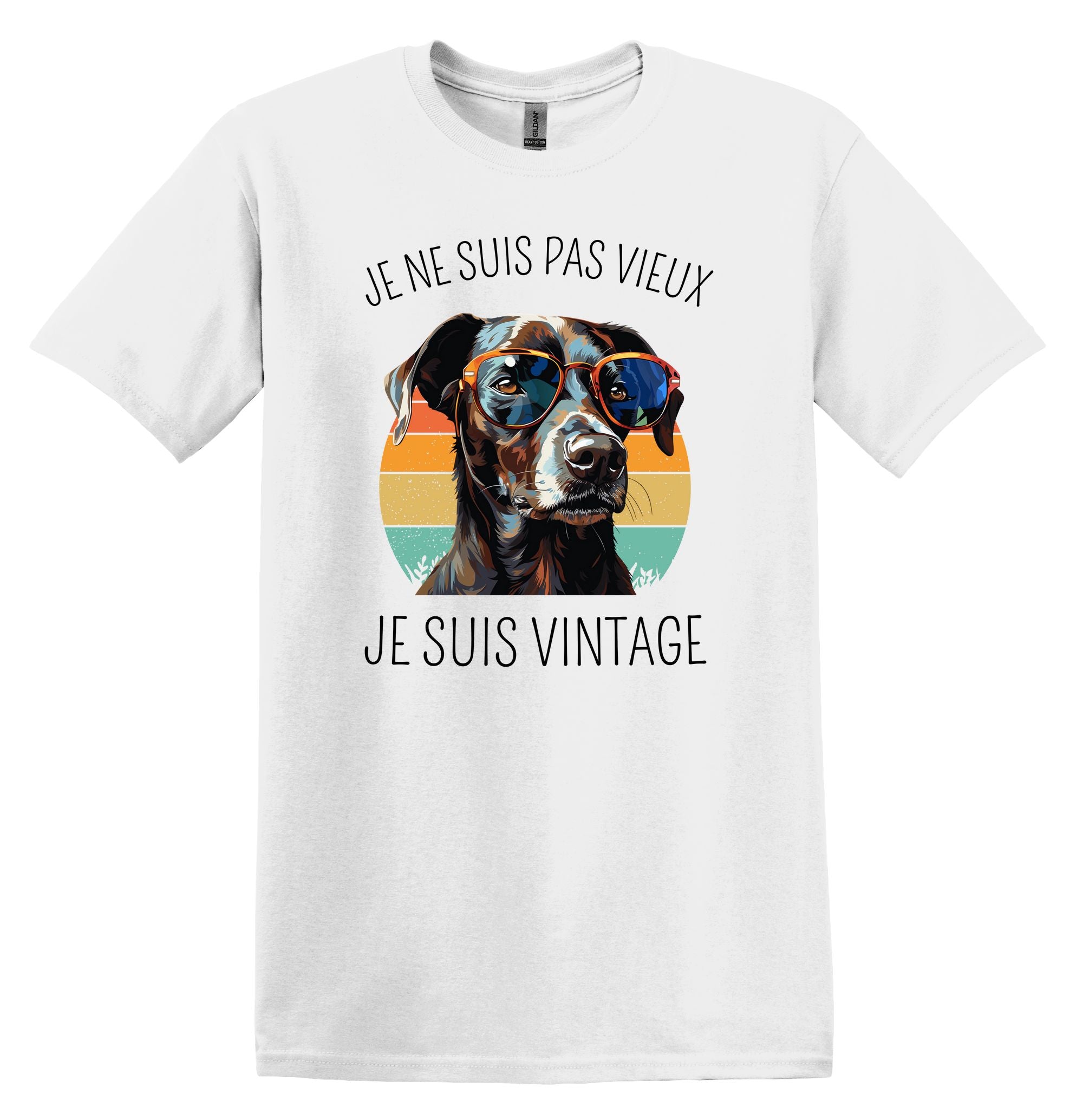 T-Shirt Je ne suis pas vieux je suis vintage