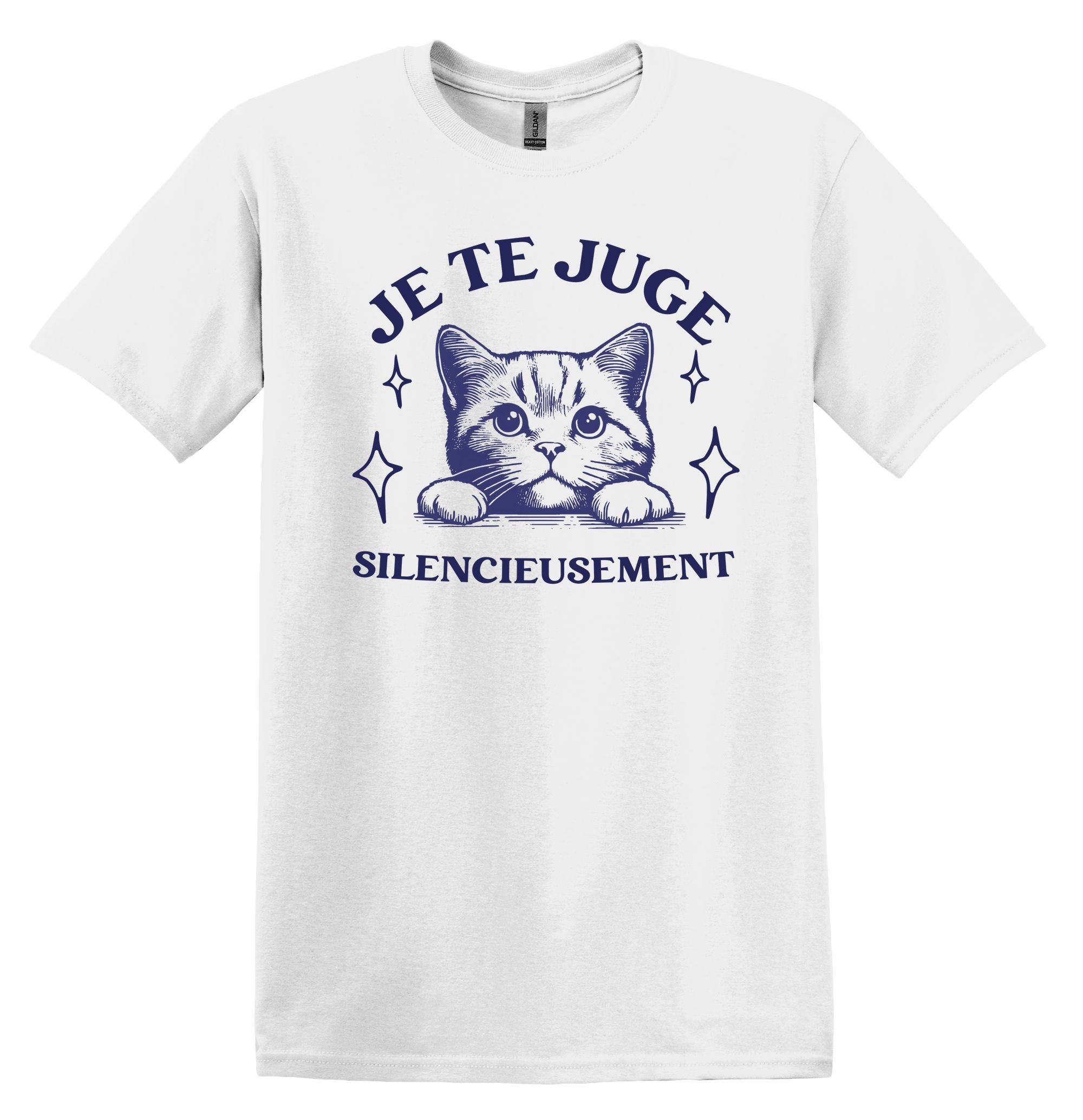 T-Shirt Je te juge silencieusement